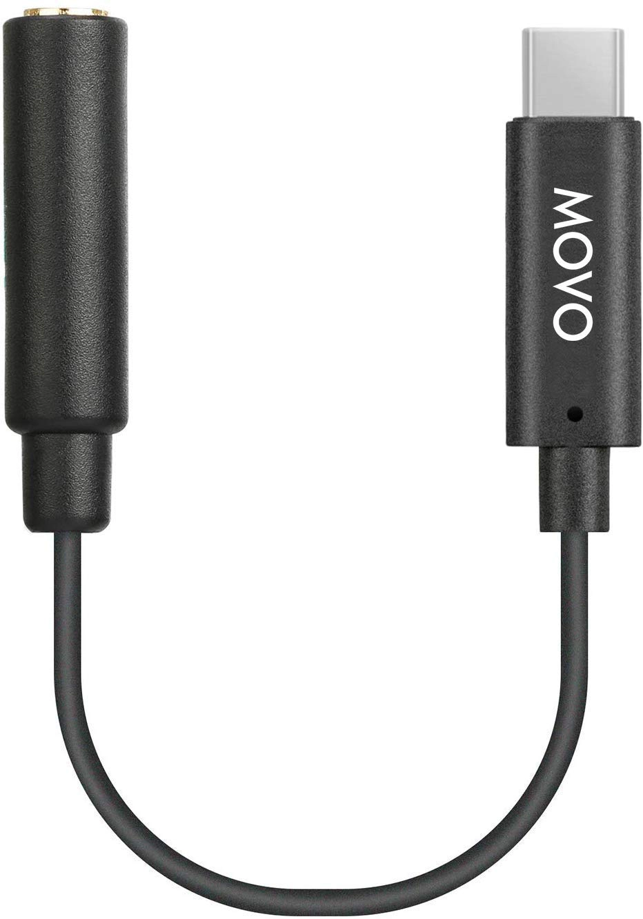 Movo PMA-1 Female 3.5mm TRS Microphone Audio Adapter Cable Compatible with The DJI OSMO Pocket