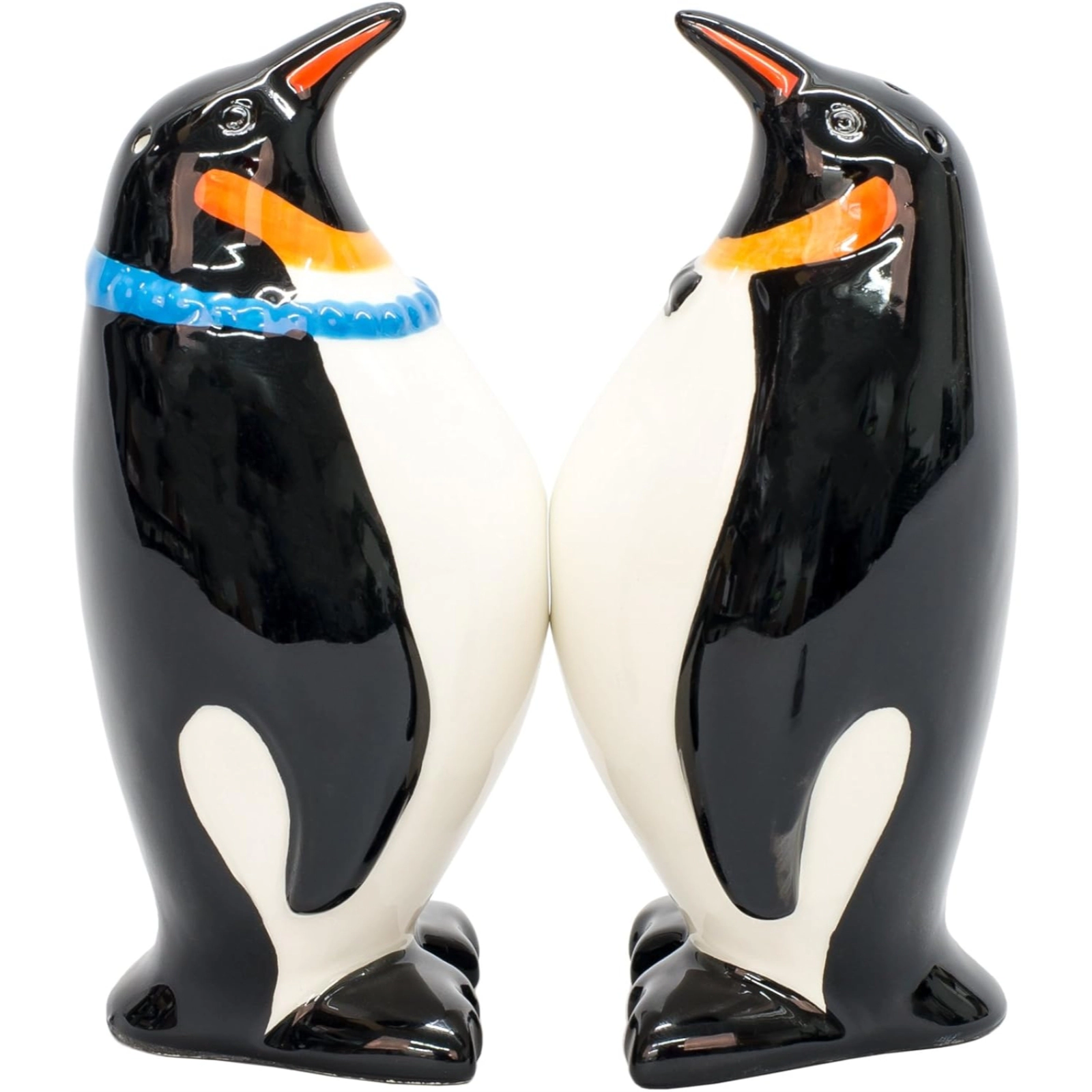 Pacific Giftware South Pole Pride Penguins Ceramic Magnetic Salt and Pepper Shaker Set