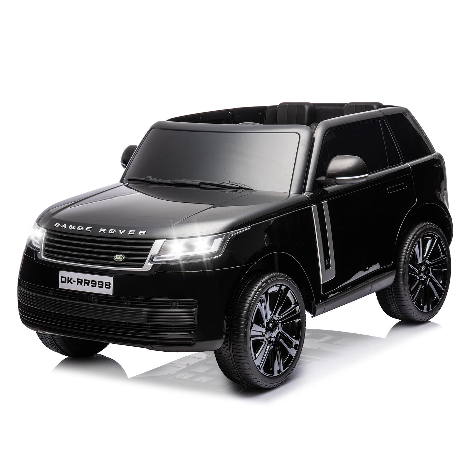24V Licensed Land Rover 2-Seater Kids Ride On Car, Electric SUV w/Remote, 3 Speeds, Suspension, LED Lights, Music
