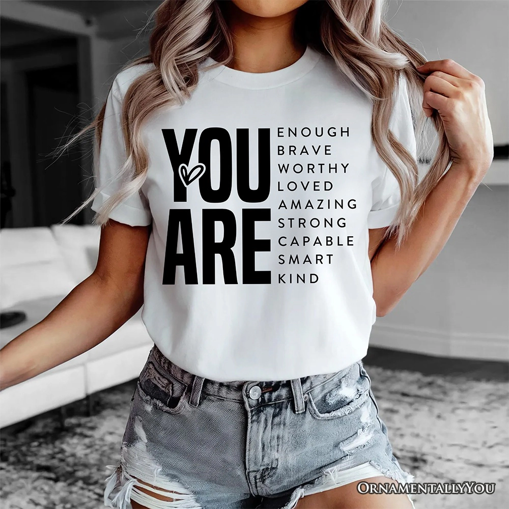 OrnamentallyYou Womens Inspirational Words T-Shirt