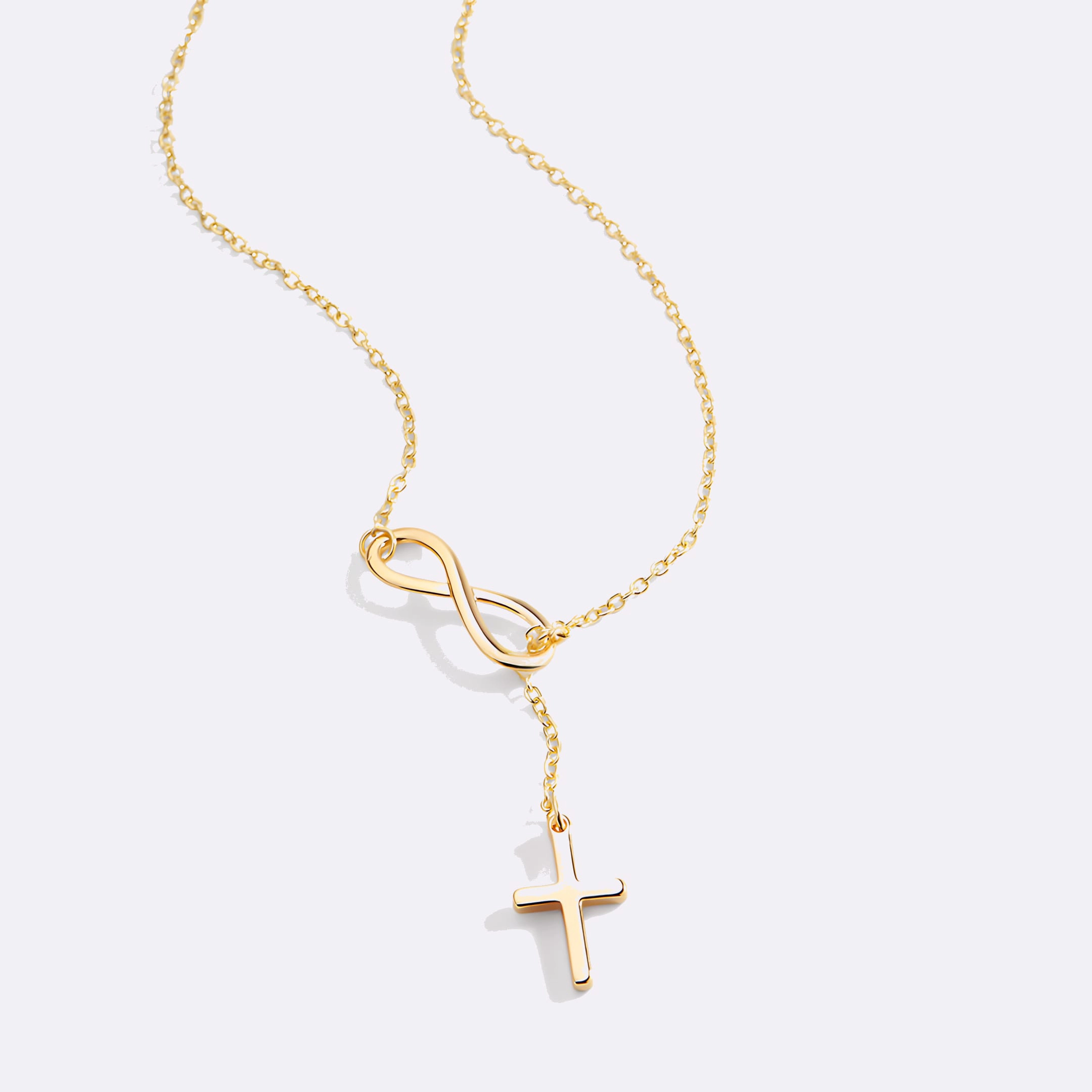 Mint & Lily Women's Infinity Cross Pendant Necklace