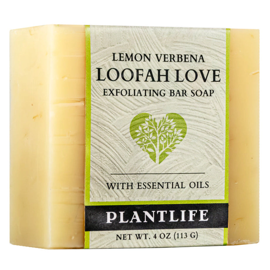Plantlife Loofah Love Lemon Verbena Aromatherapy Herbal Soap