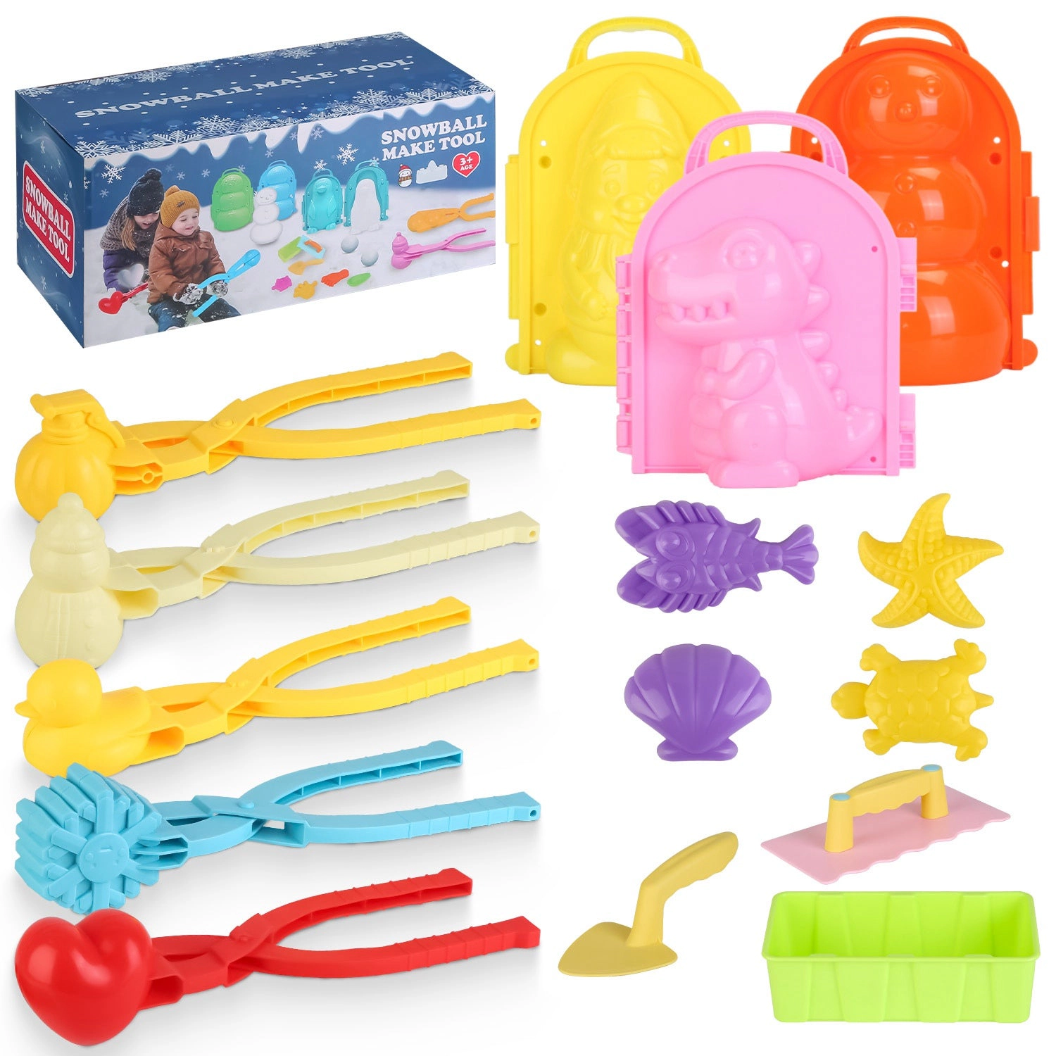GBruno 15-Piece Winter Snowball Maker Kit