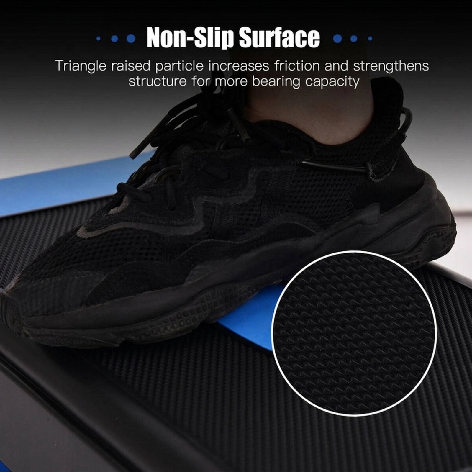 SUGIFT Aerobic Exercise Stepper Trainer Ab Step Platform 330-lb Capacity Blue/Gray/Purple