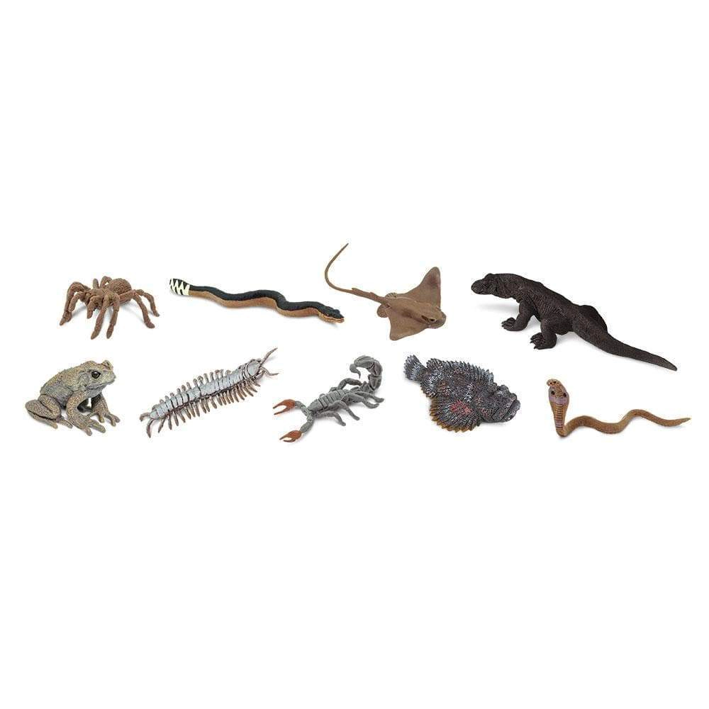 Safari Ltd. - Venomous Creatures TOOB - contains 9 Mini Figurines