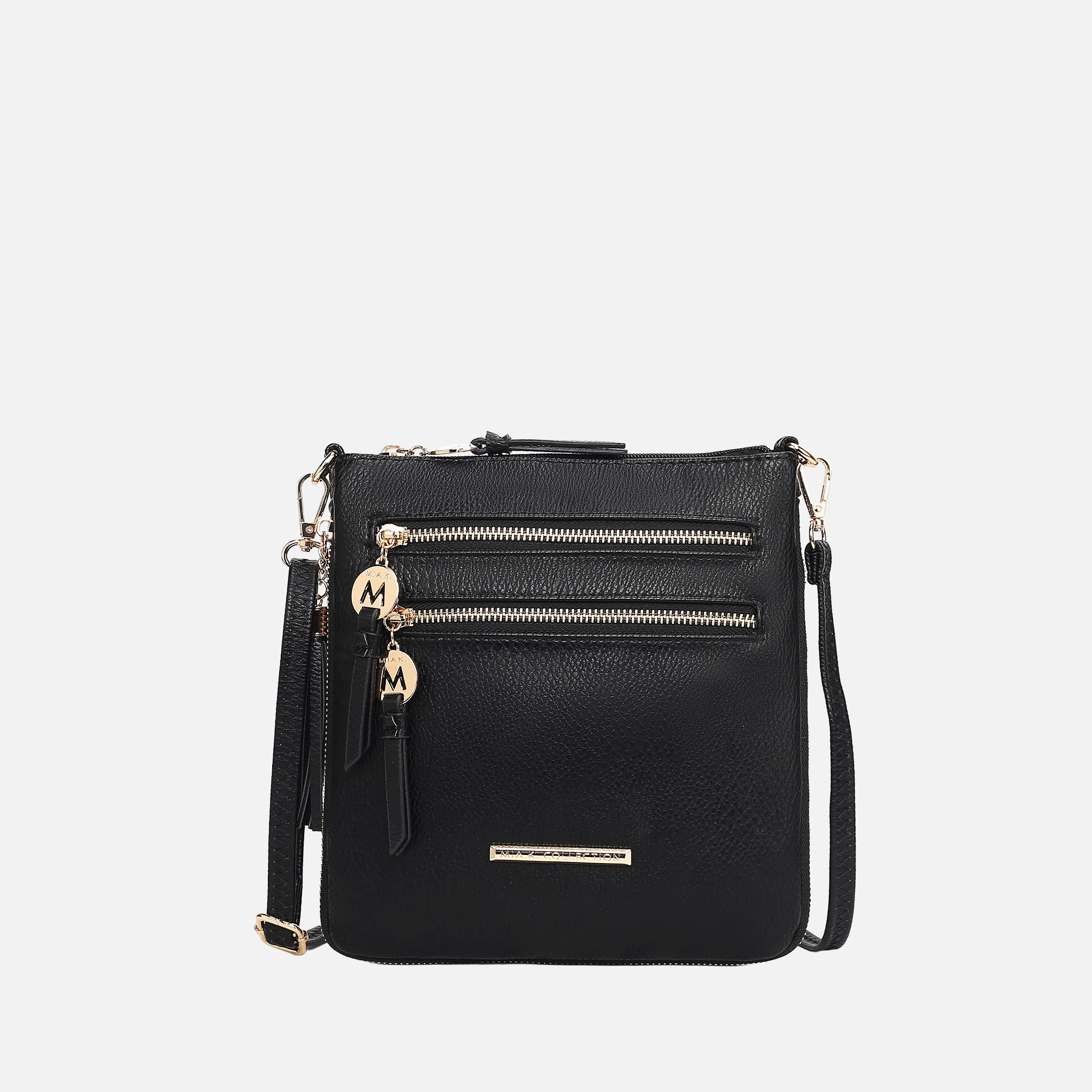 Mia K Collection Angelina Women's Vegan Leather Crossbody Bag