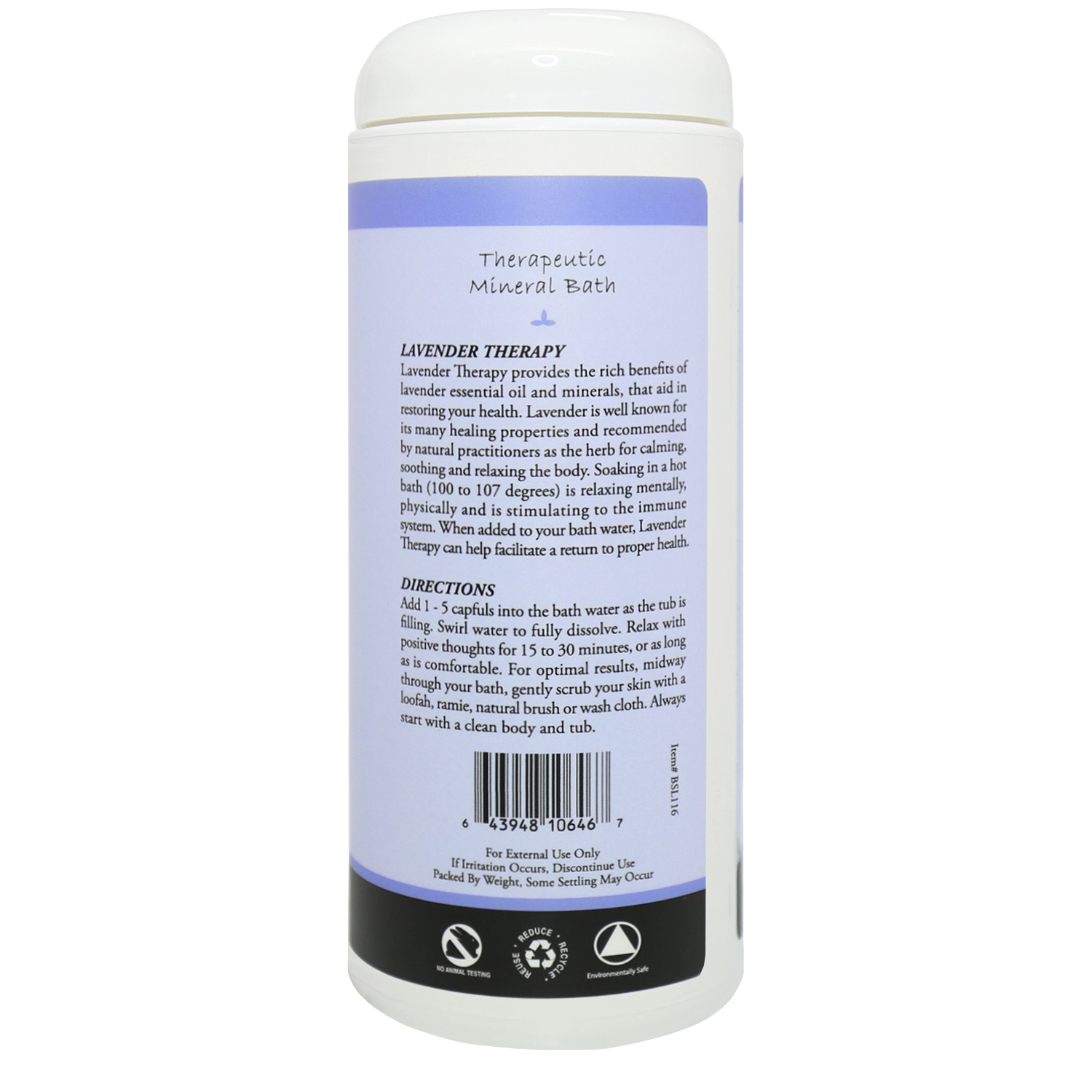Plantlife Lavender Bath Salt 2-Pack - 3 oz Each