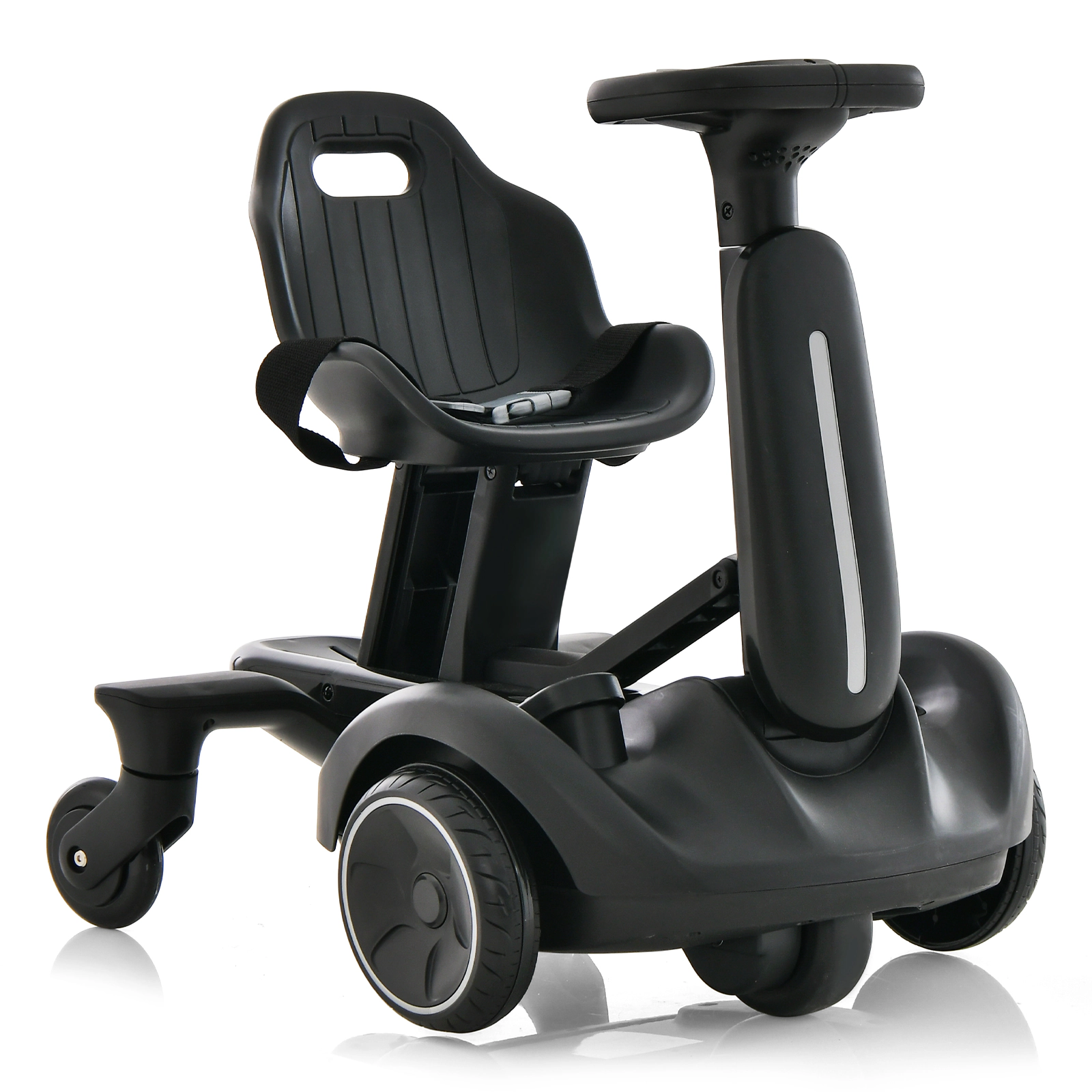 LJG 6V Kids Ride on Drift Car with 360° Spin and 2 Adjustable Heights