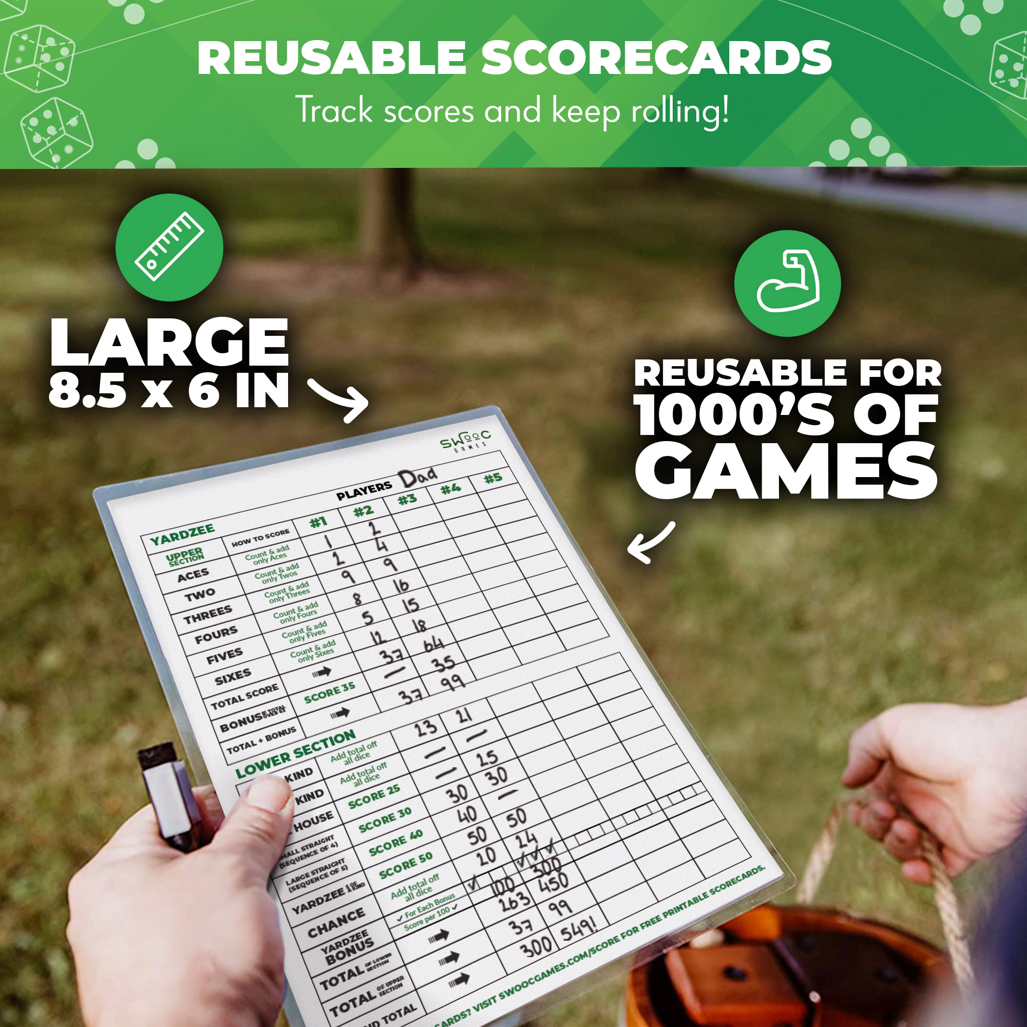 Swooc Games | Yardzee, Farkle & 20+ Dice Games