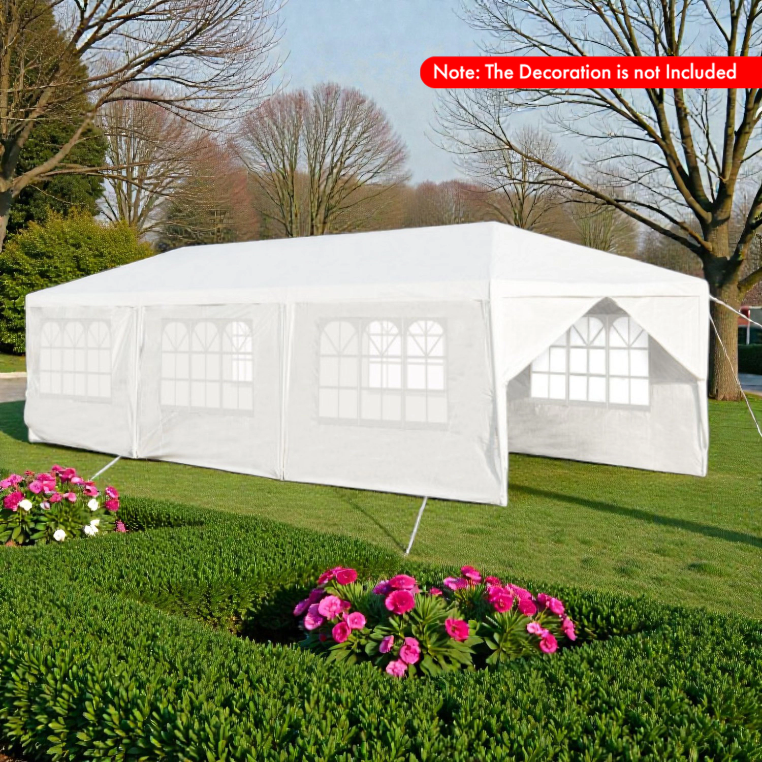 Hivvago Outdoor Canopy Pavilion with Twin Doorways