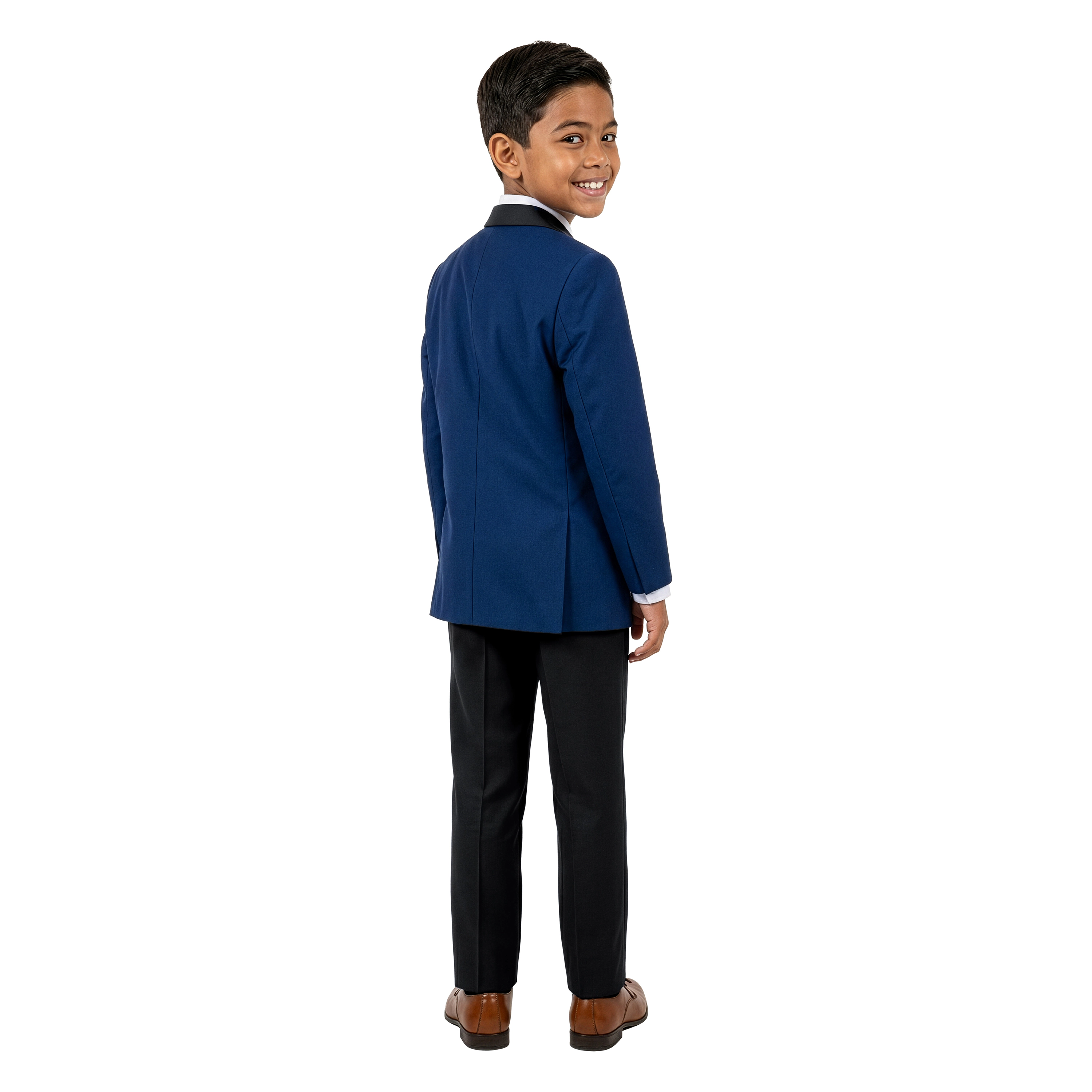 Tazzio Little & Big Boys Slim Fit 4-Pc. Solid Suit Set