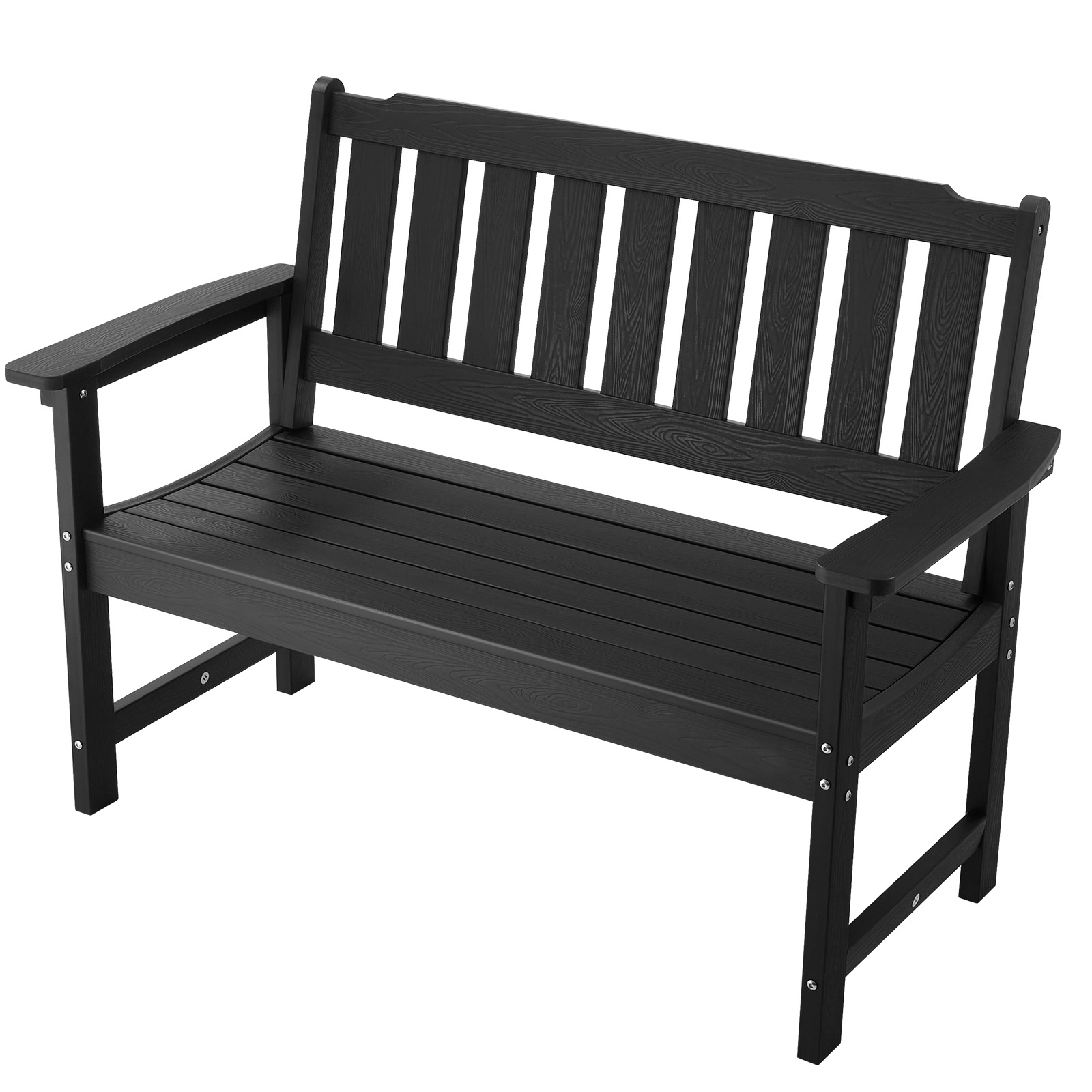 HONGGE Weatherproof Outdoor Bench Frame for Patio, Garden, Park, Yard, or Front Porch
