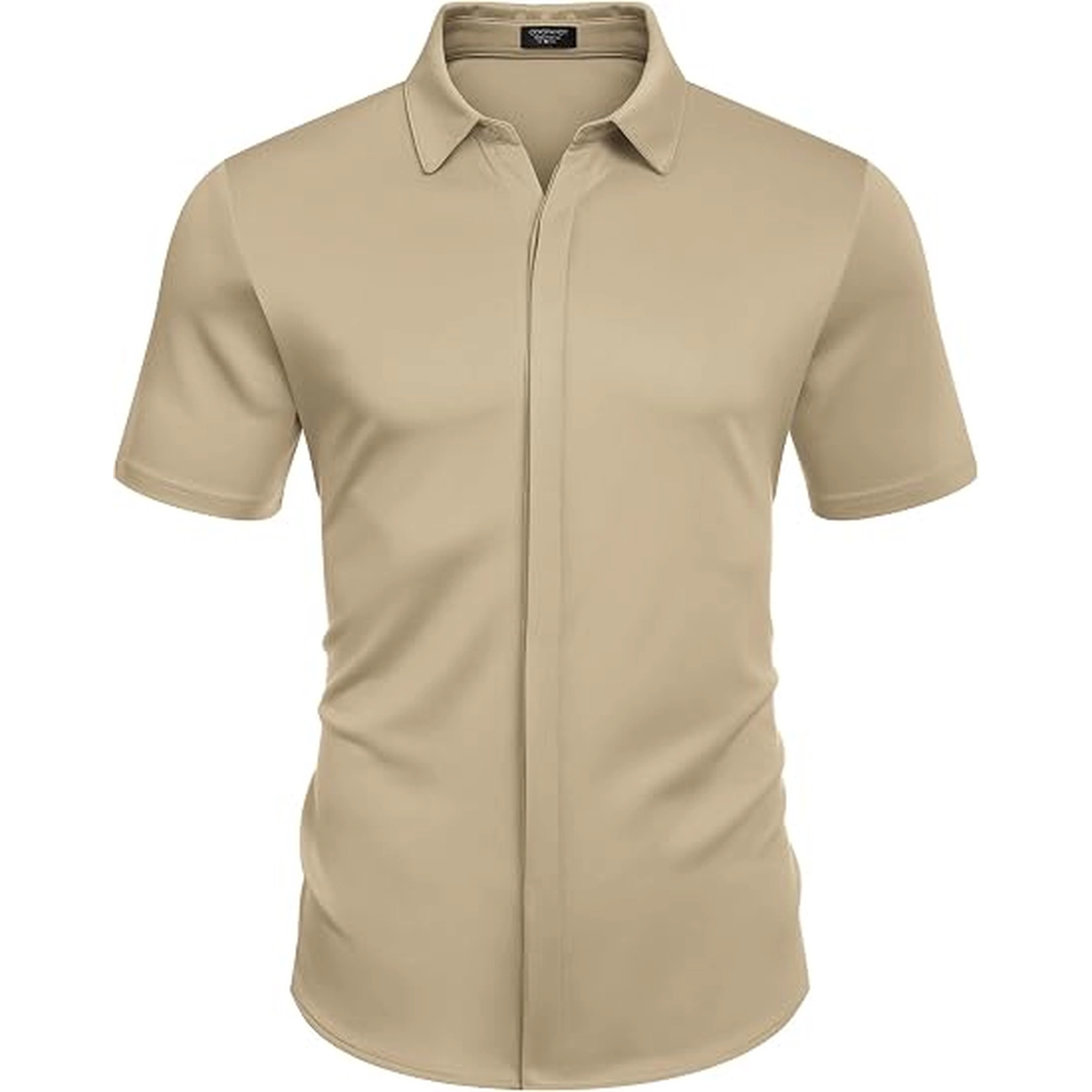 COOFANDY Men's Regular Fit Short Sleeve Camp Shirt