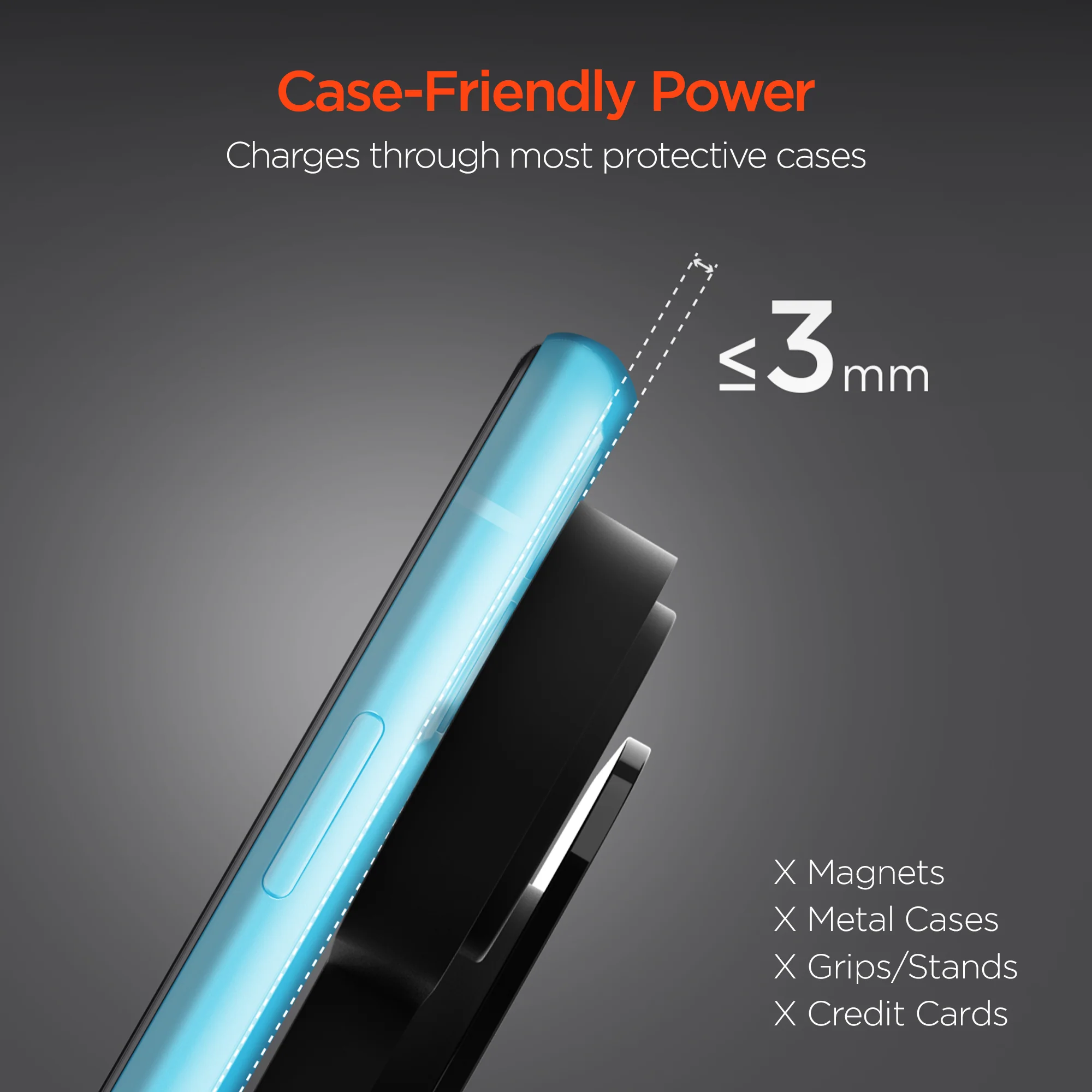 HyperGear 3-in-1 Wireless Charging Dock