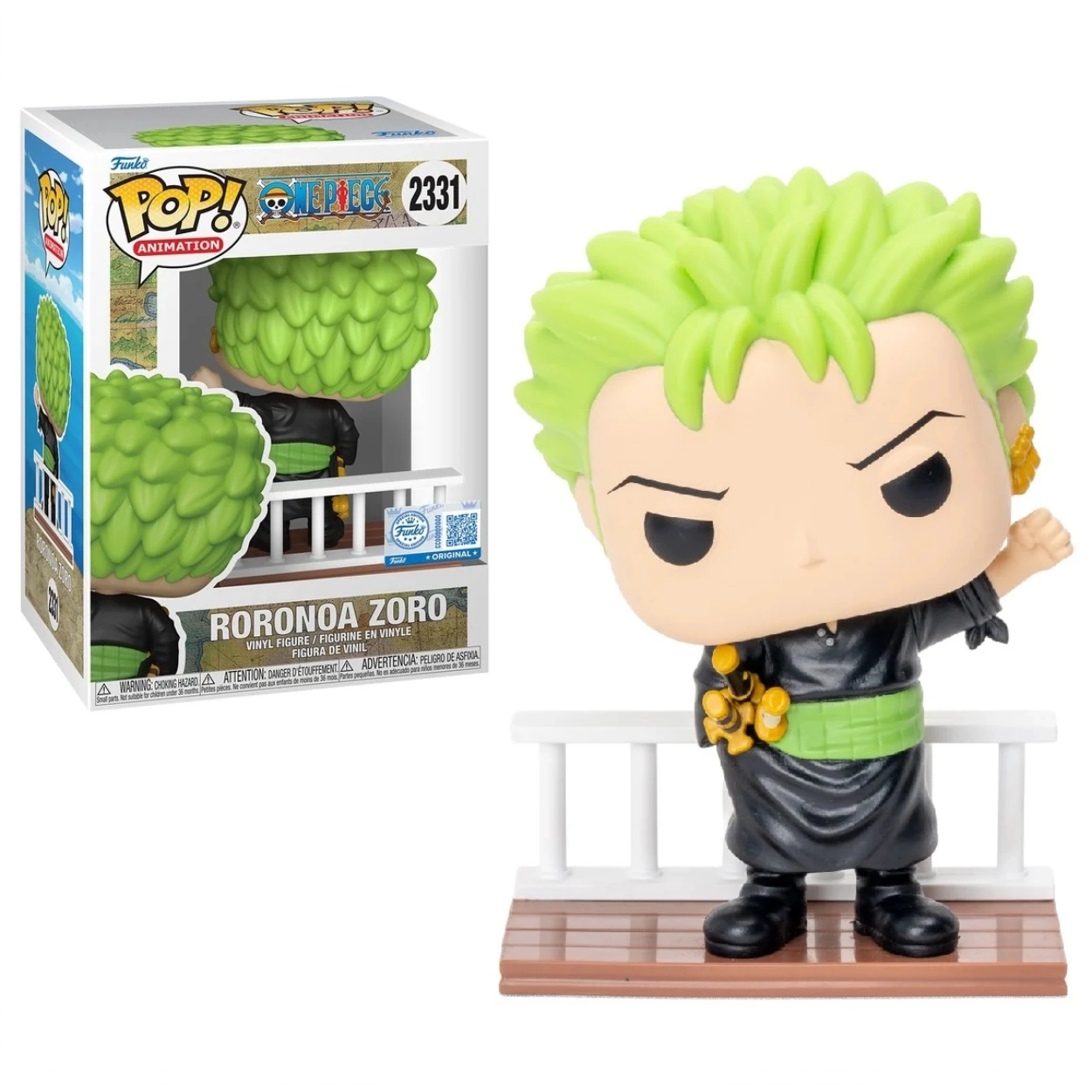 Funko Pop! One Piece Straw Hat Pirates: Roronoa Zoro #2331