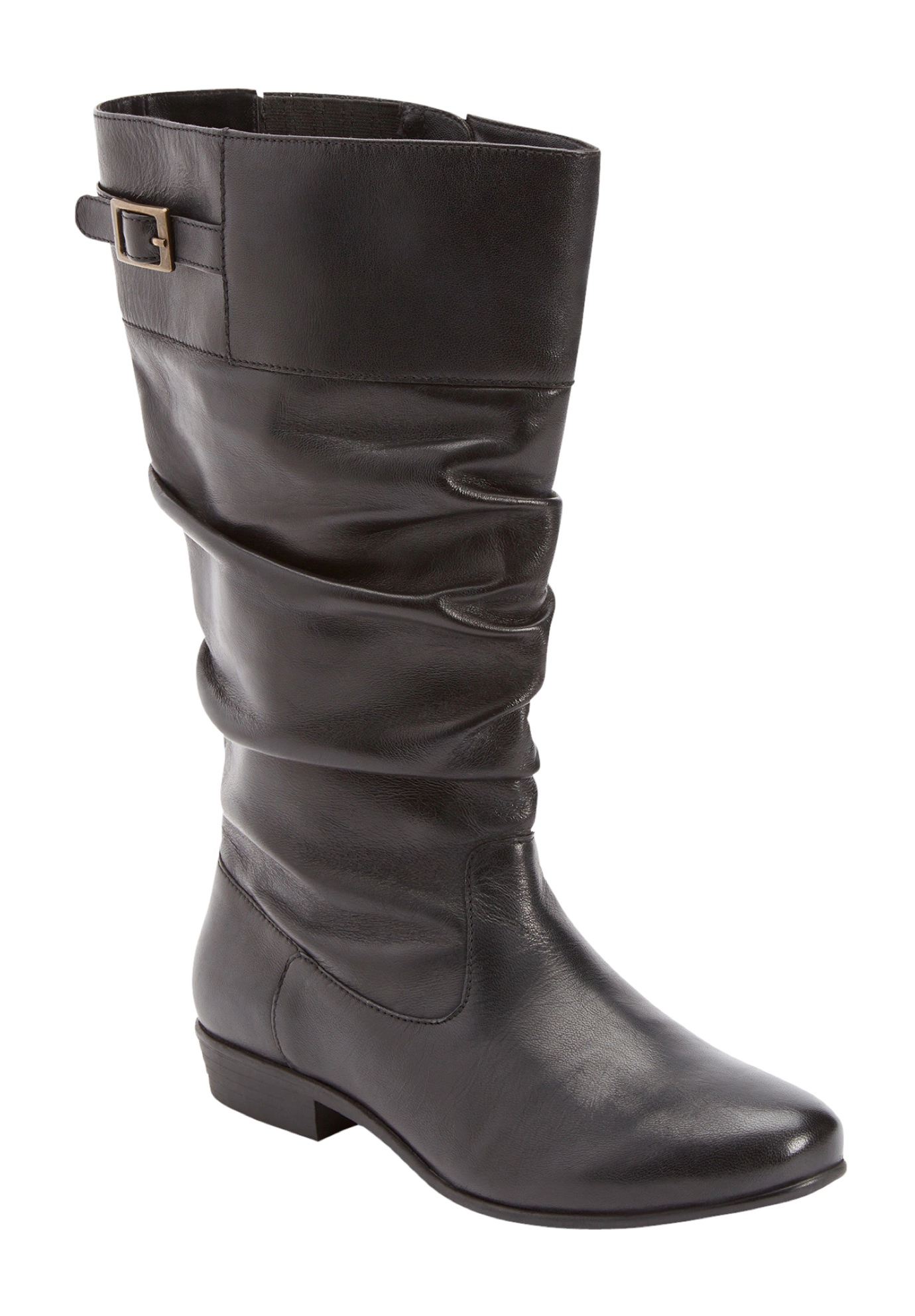 Comfortview Women's The Monica Wide Calf Leather Boot
