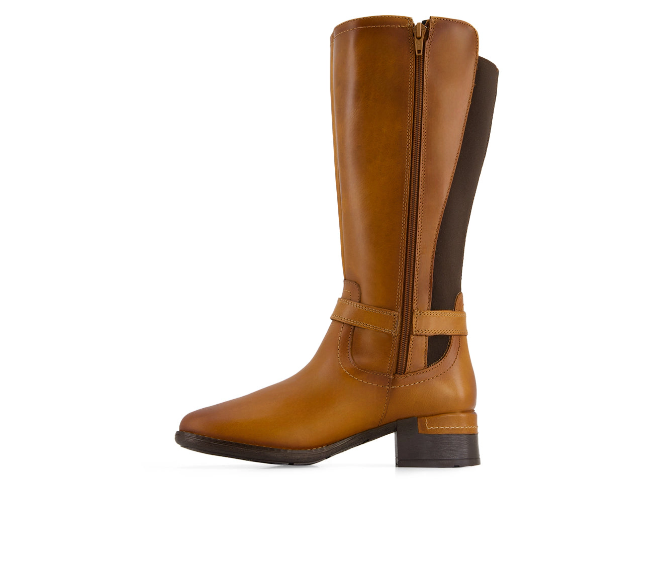 Andrea Womens Real Leather Tall Riding Boots