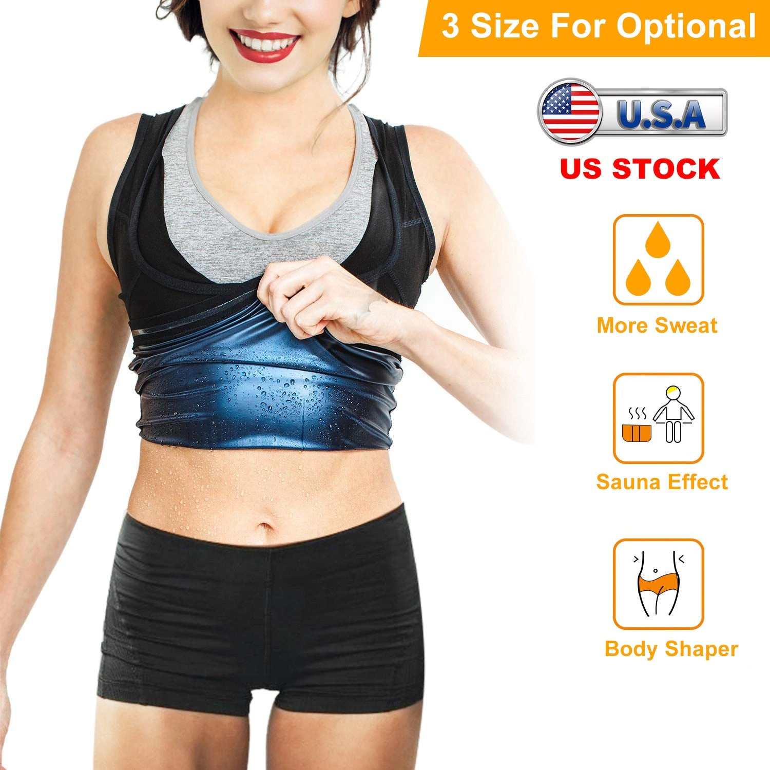 GBruno Heat-Trapping Sweat Vest Waist Trainer