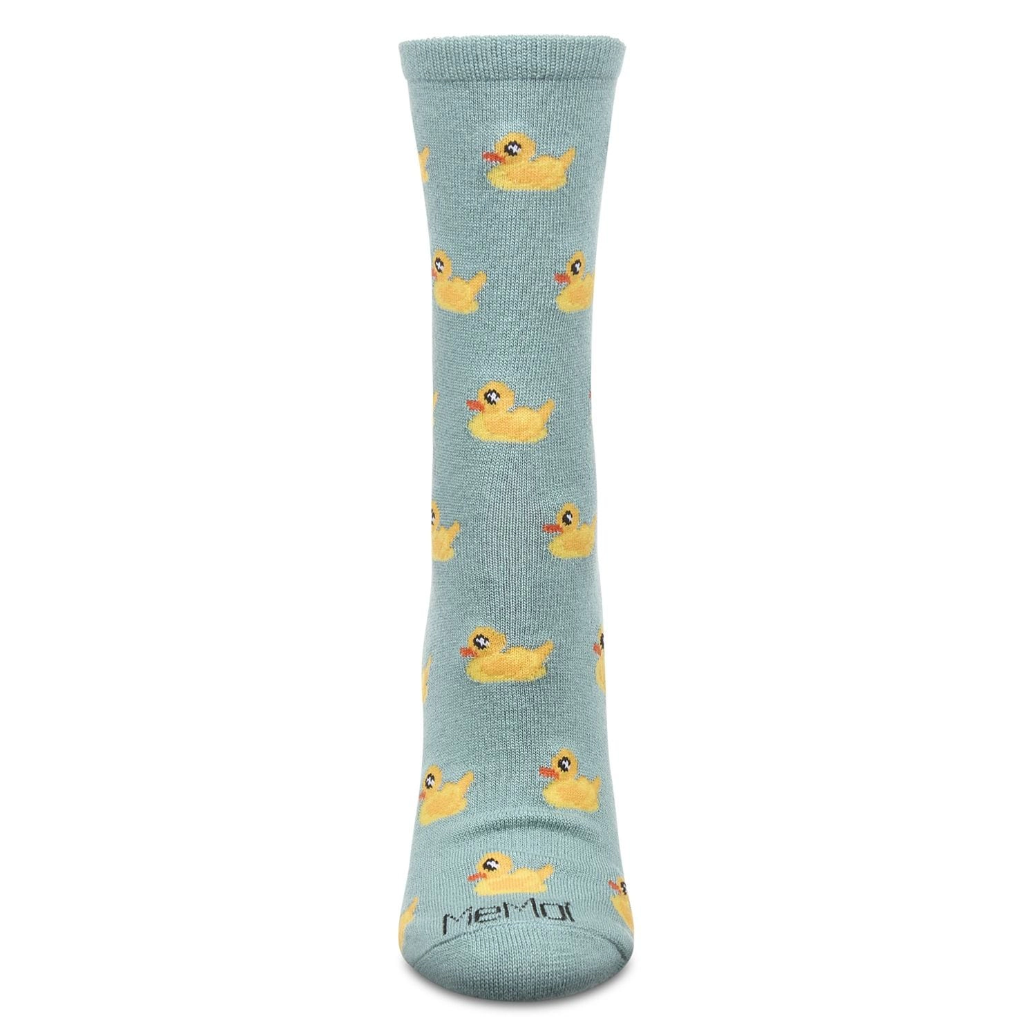 MeMoi Rubber Ducks Bamboo Blend Crew Socks