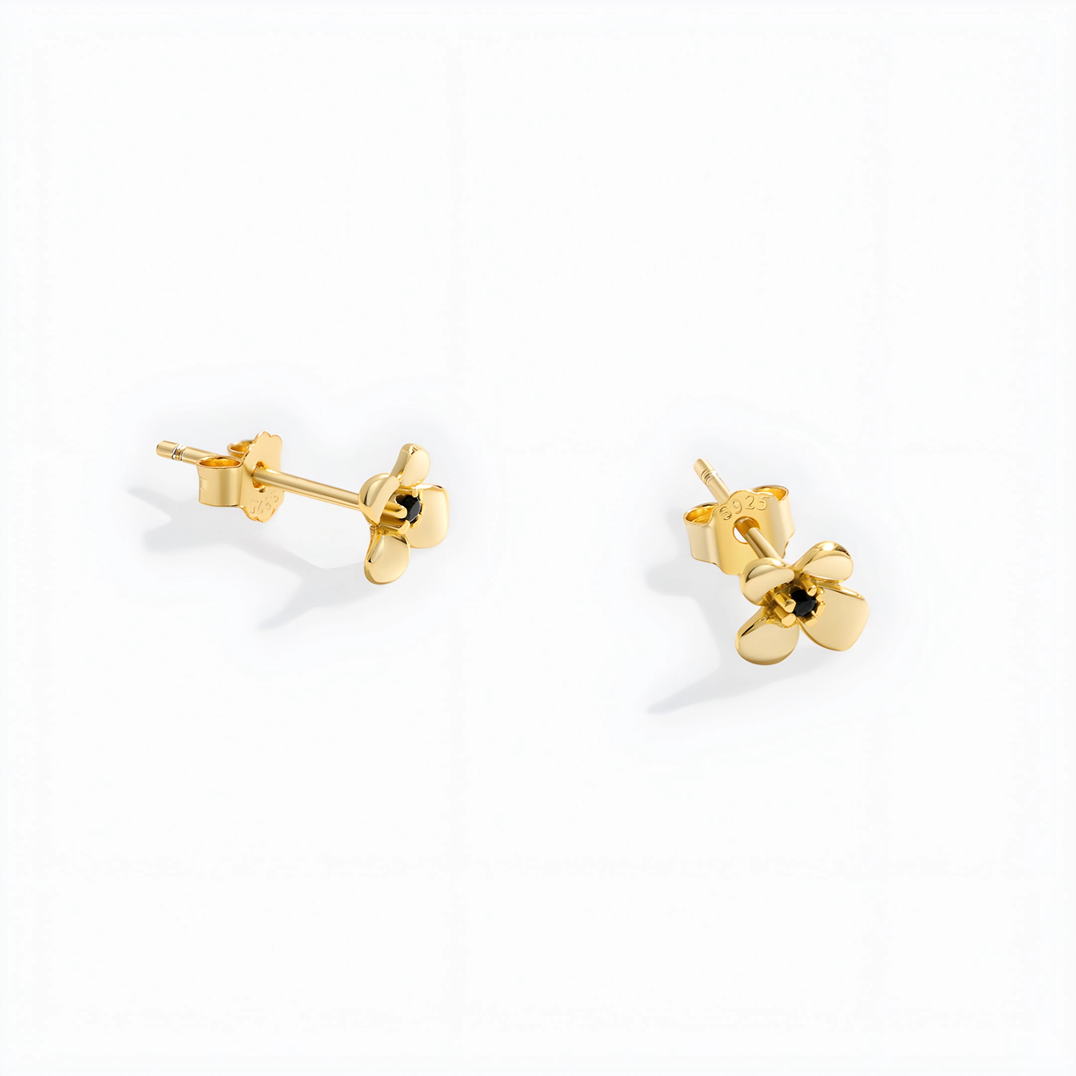 Mint & Lily Women's Dainty Floral Stud Earrings