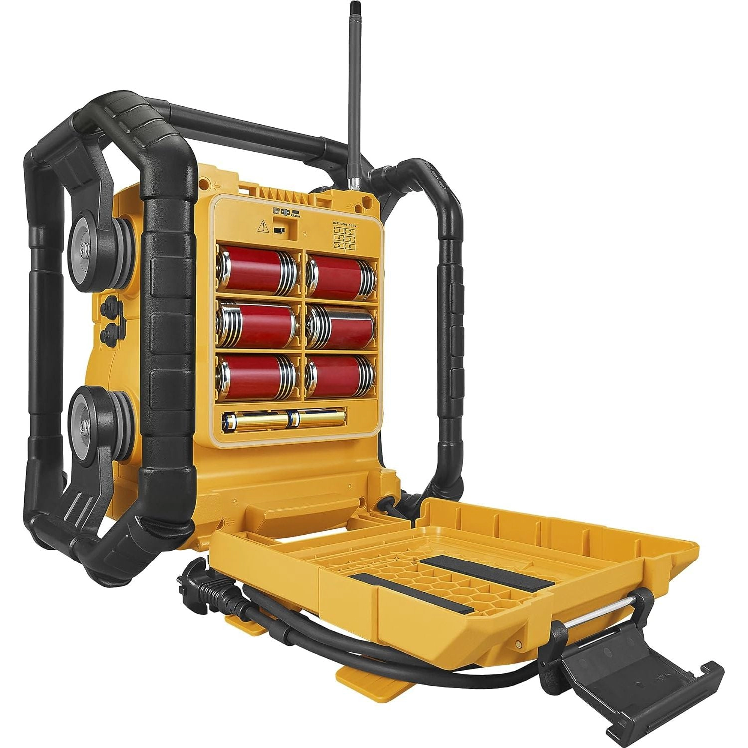 SANGEAN U4 Weather Alert Radio - Bluetooth AM/FM with Aux-in, Rechargeable Ultra-Rugged Digital Tuning Yellow
