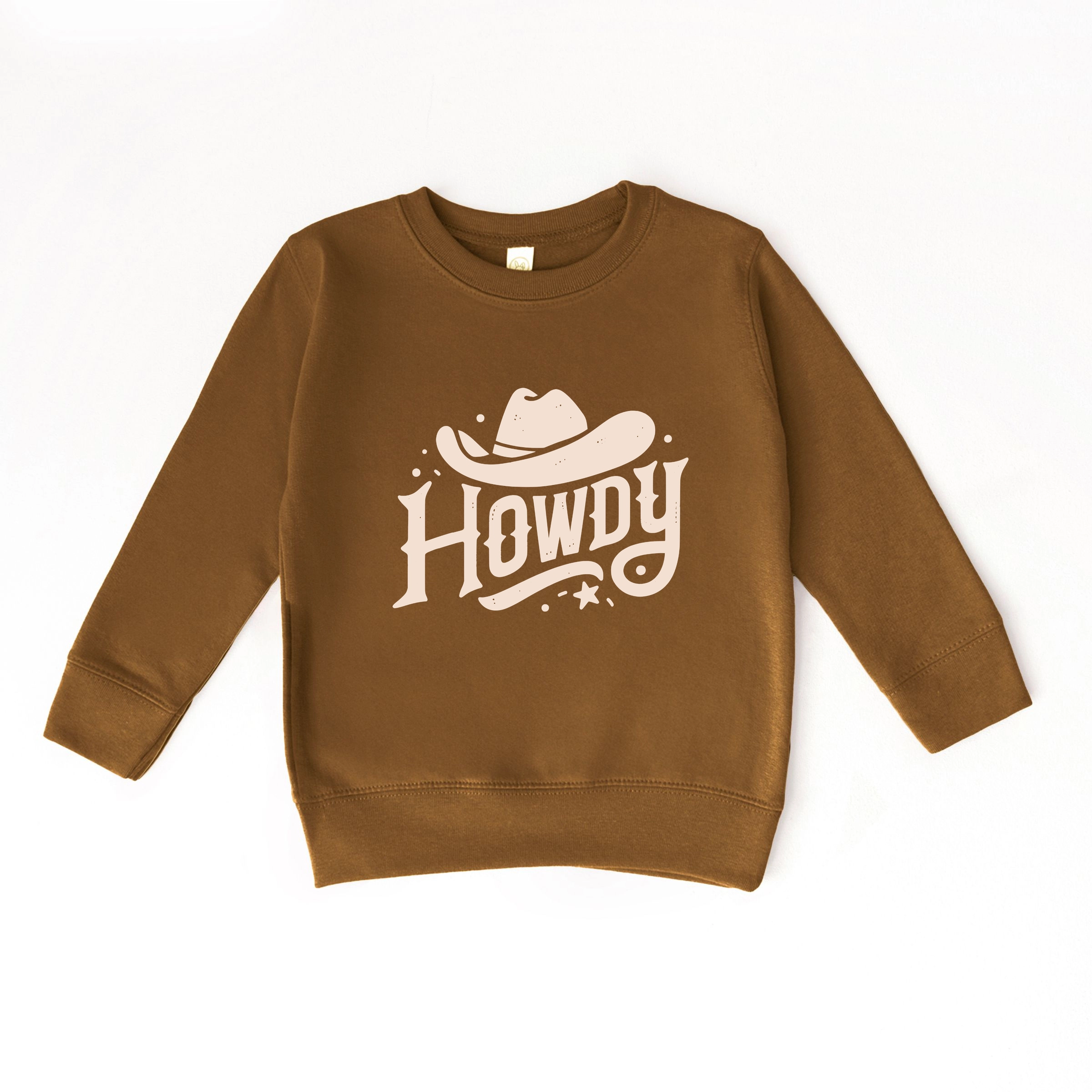 The Juniper Shop - Howdy Western Hat Toddler Graphic Sweatshirt
