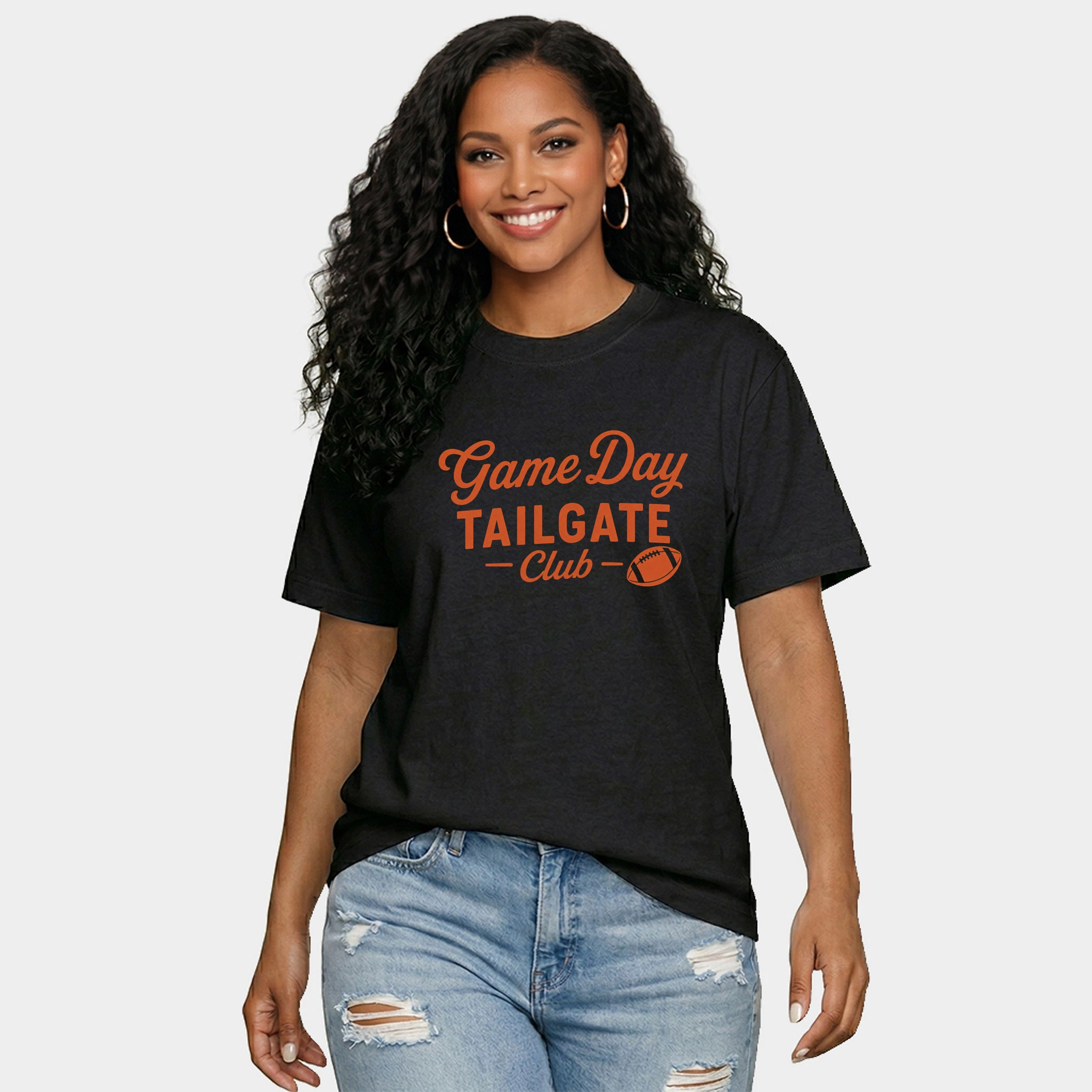 Simply Sage Market - Women's Relaxed Boxy Tee Game Day Tailgate Club