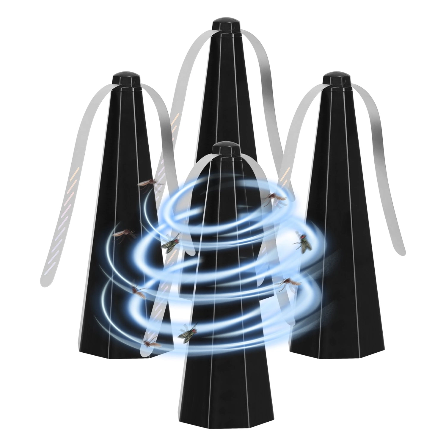 GBruno 4-Piece Holographic Fly Repellent Table Fans