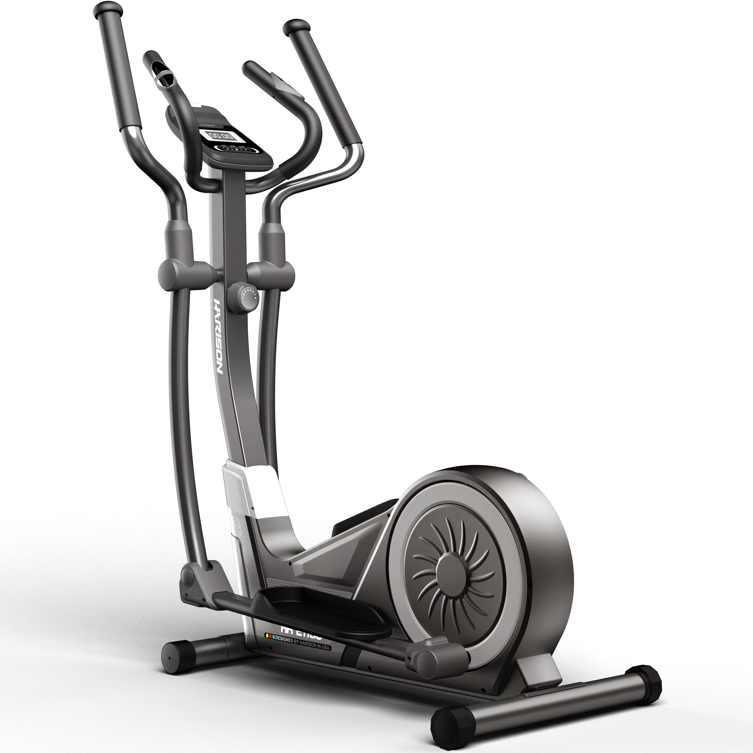 HARISON Magnetic Elliptical Machine, 350 lb Capacity, 16 Resistance Levels