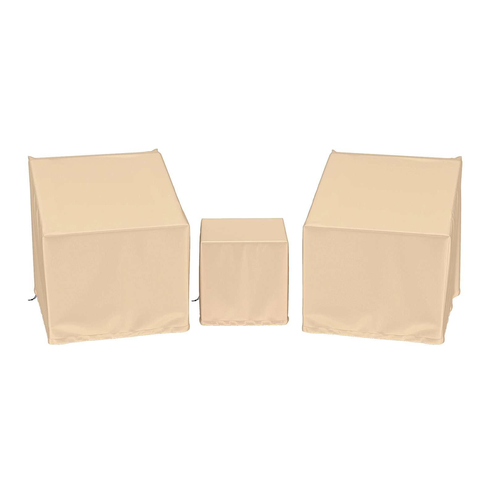 LJG Patio Furniture Covers Waterproof Outdoor Conversation for 3 Pieces Bistro Set