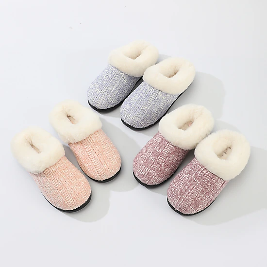Roxoni Kid's Girl Memory Foam Comfort Plush Fleece Lined House Slipper