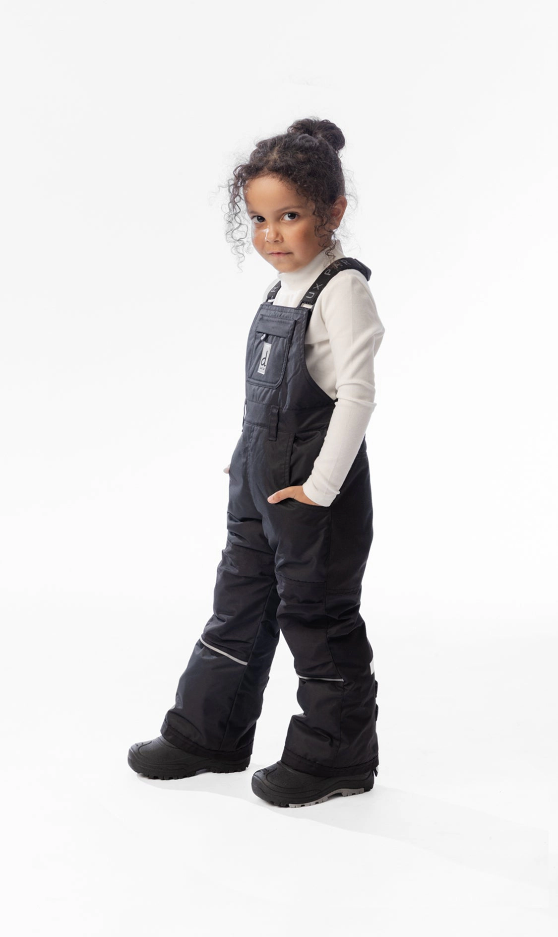 Deux par Unisex Play Cordura-Reinforced Overall Snow Bib with Adjustable Suspenders