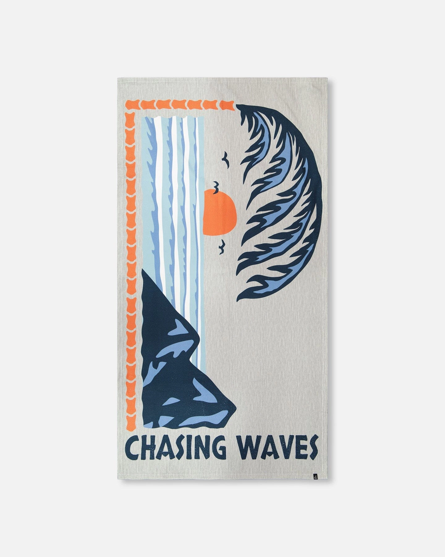 Deux par Deux Boys Chasing Waves Graphic Beach Towel