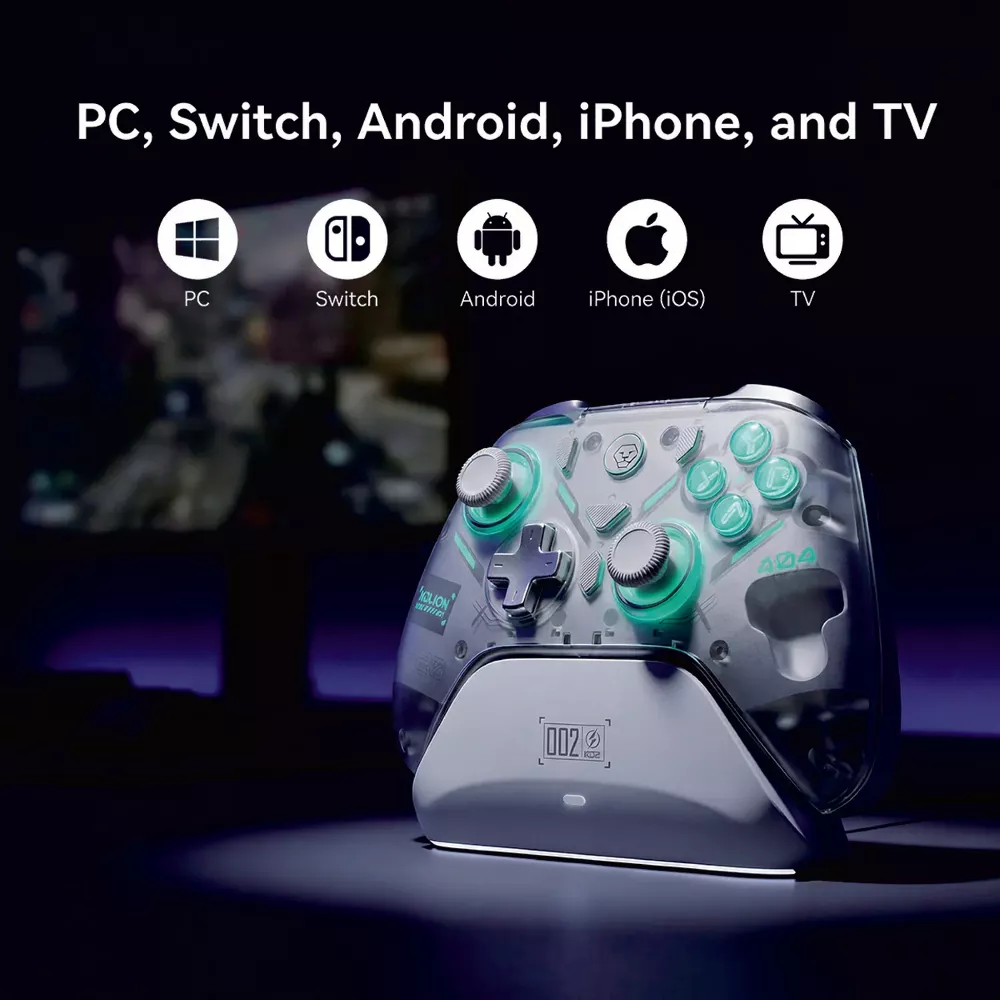 Sonicgrace Wireless Controller with Magnetic Charging Dock