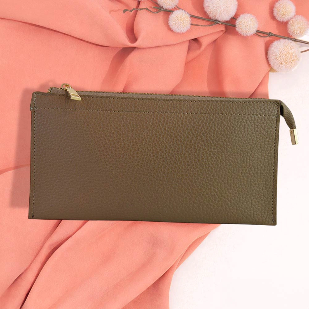 Fashnzfab Faux Leather Slim Wallet Crossbody Bag