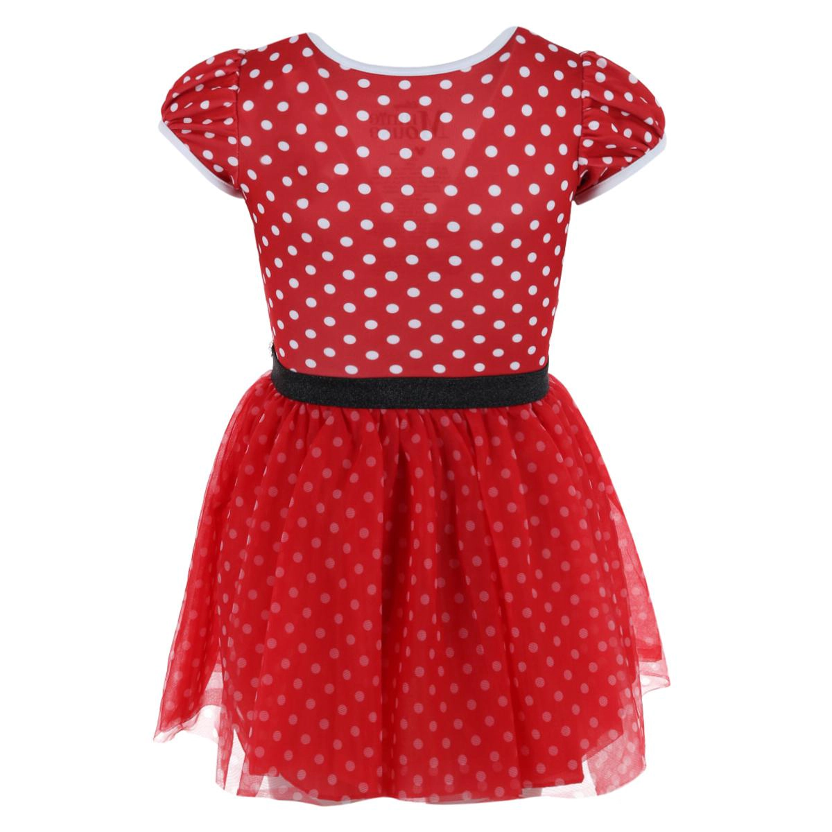 Jerry Leigh Toddler Girl's Disney Minnie Mouse Polka Dot Cosplay Tutu Dress