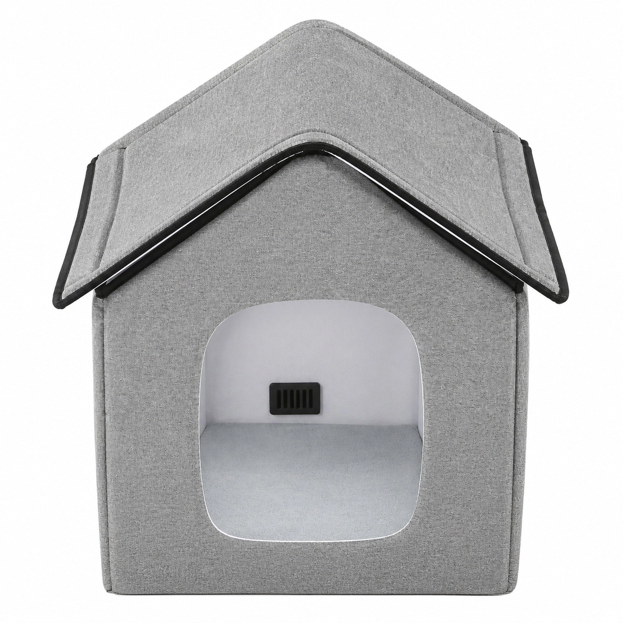 Pet Life ® "Hush Puppy" Electronic Heating and Cooling Smart Collapsible Pet House