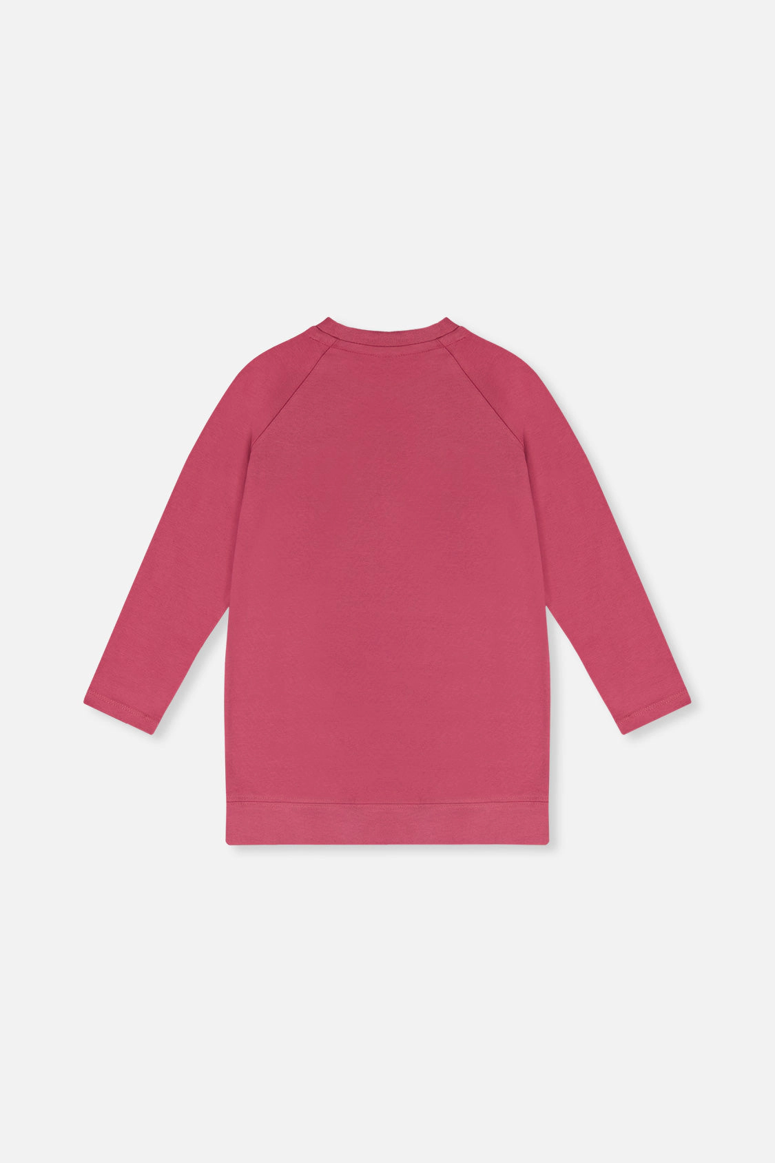 Deux par Girls Flower Appliqué Raglan Sleeve Tunic with Front Pockets