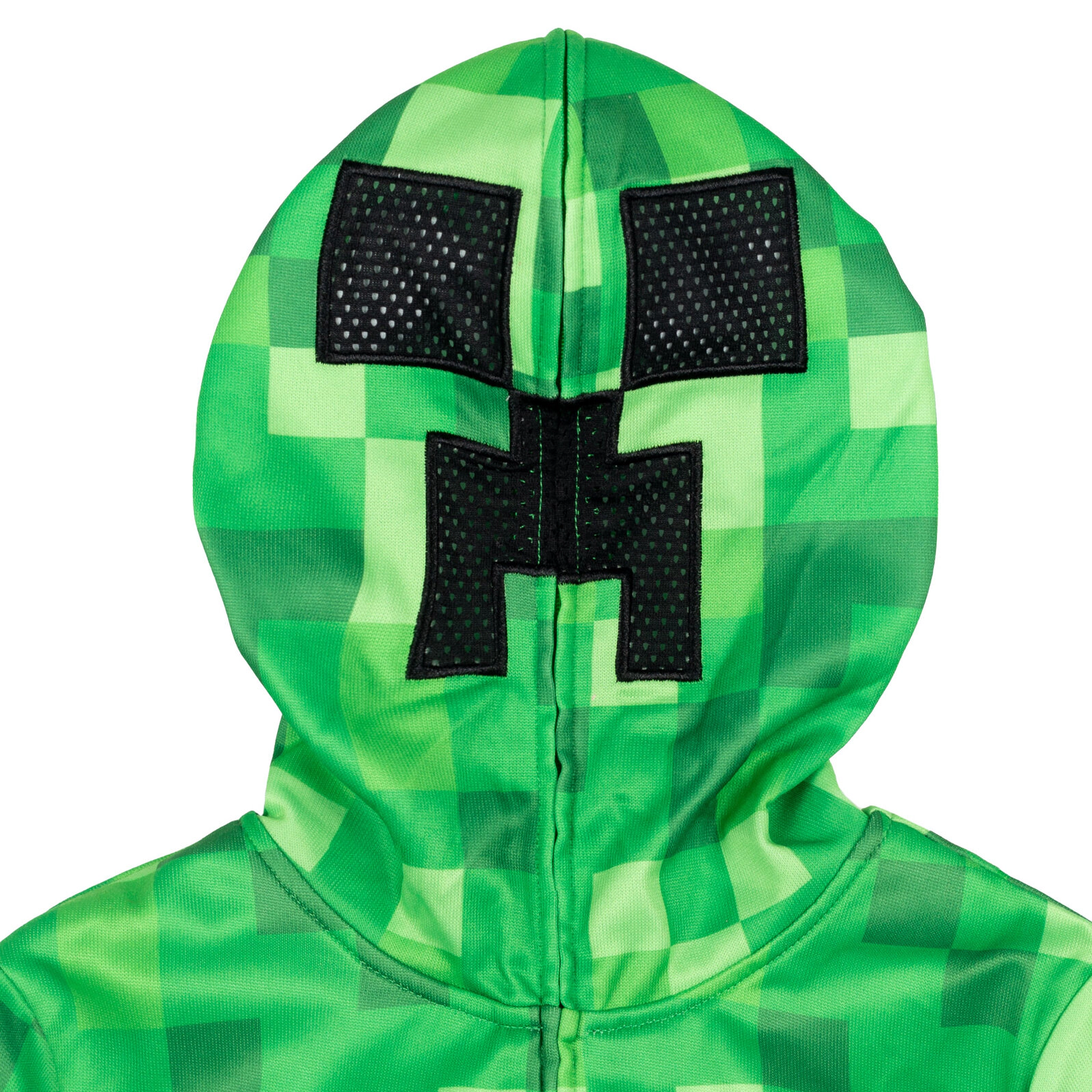 Minecraft Cosplay Fleece Zip-Up Hoodie