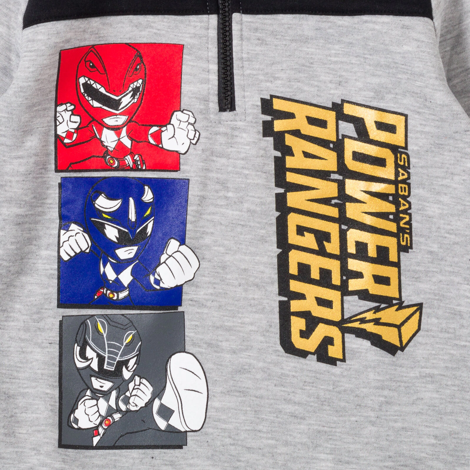 Power Rangers Boys' Fleece Quarter-Zip Hoodie
