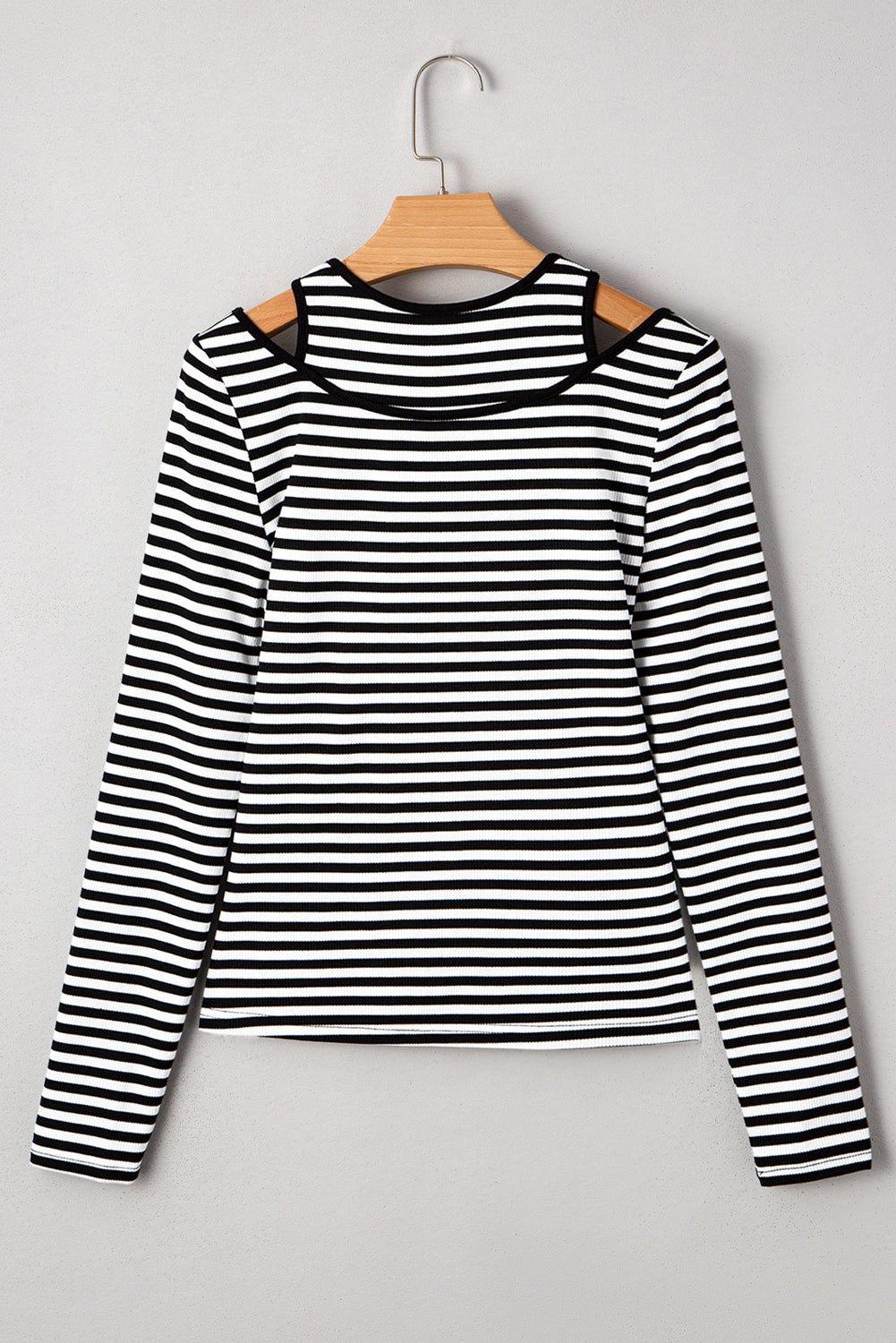 Threaded Pear Women's Remi Stripe Double-layer Long Sleeve Top