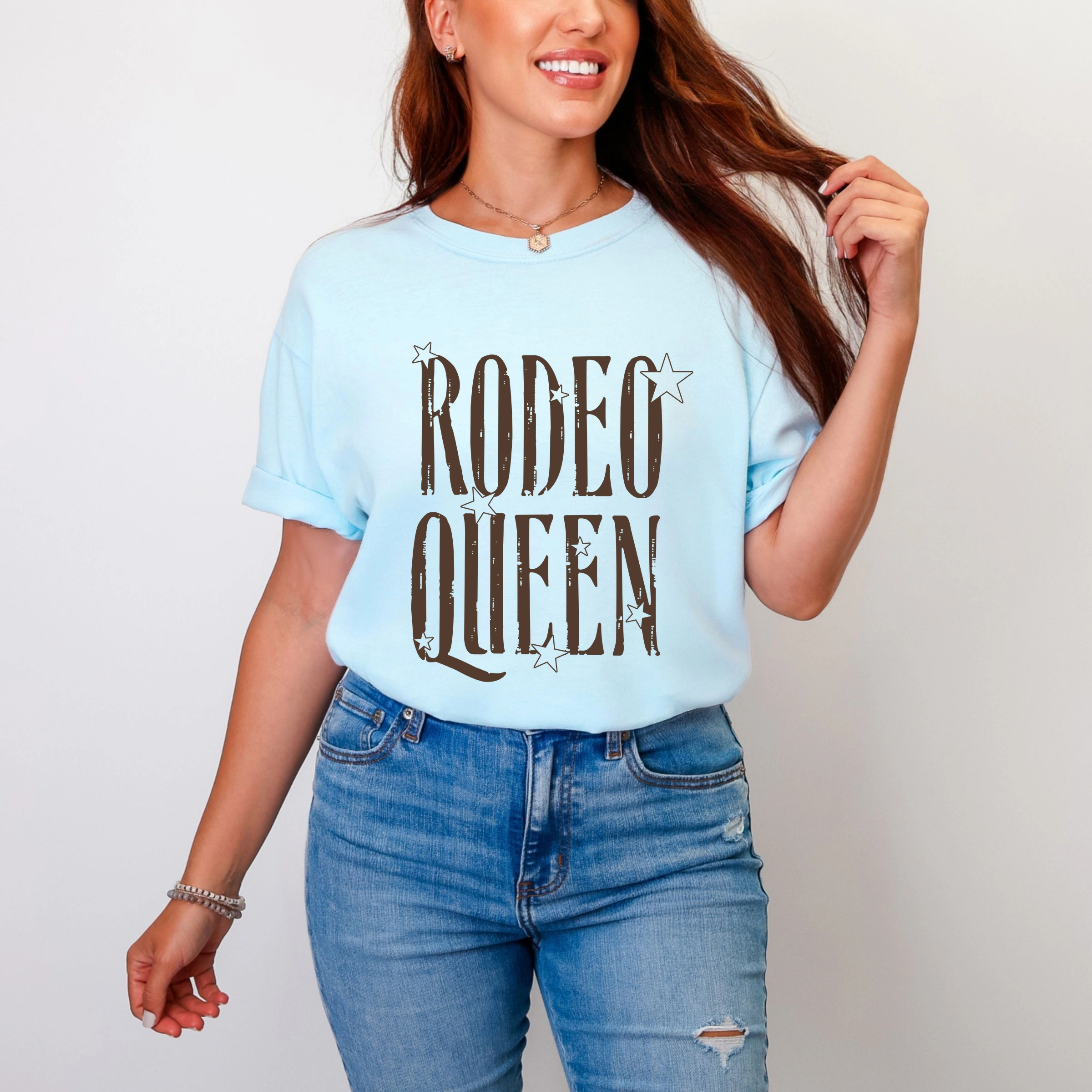 Simply Sage Market - Rodeo Queen Tall Women's Garment Dyed Graphic T-Shirt