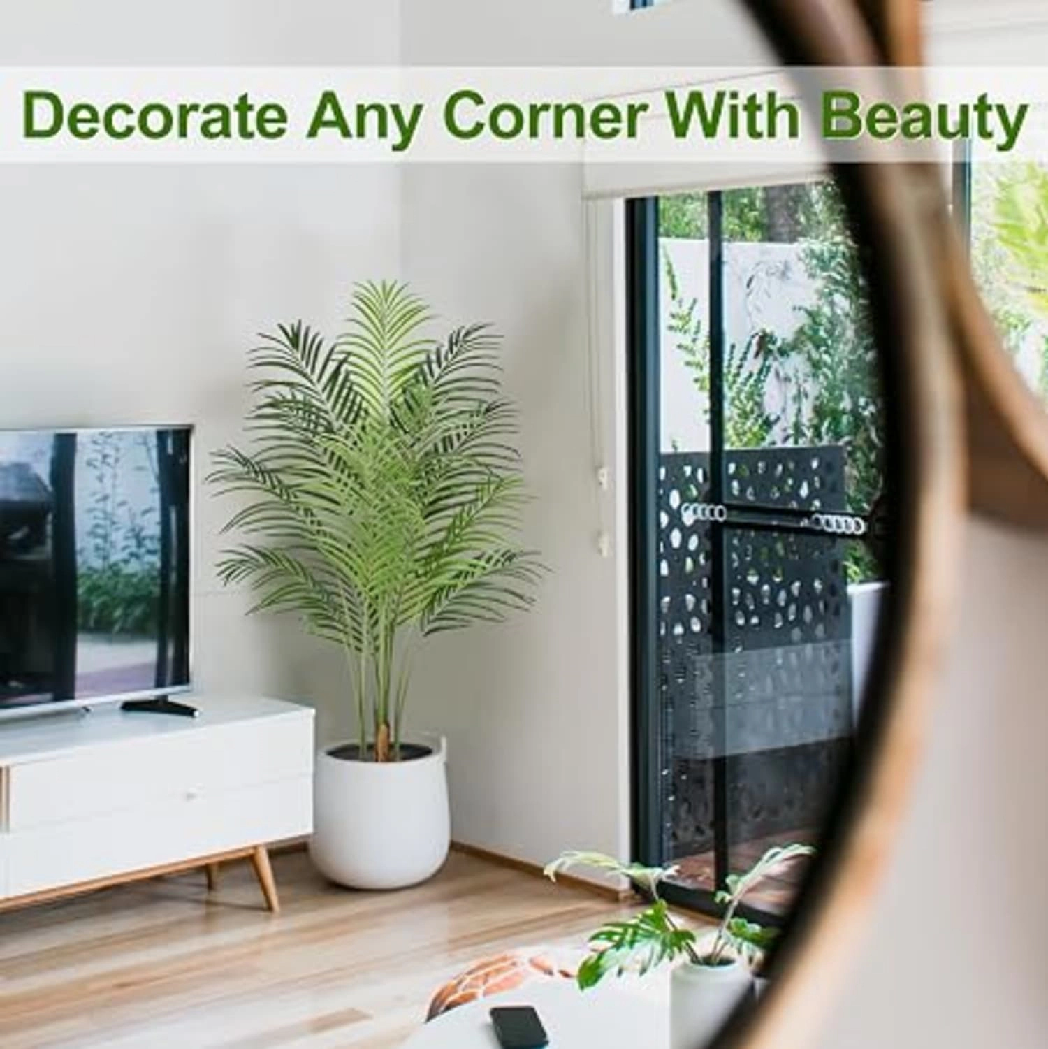 Whimsy Toys 5ft Artificial Palm Tree Indoor Plant