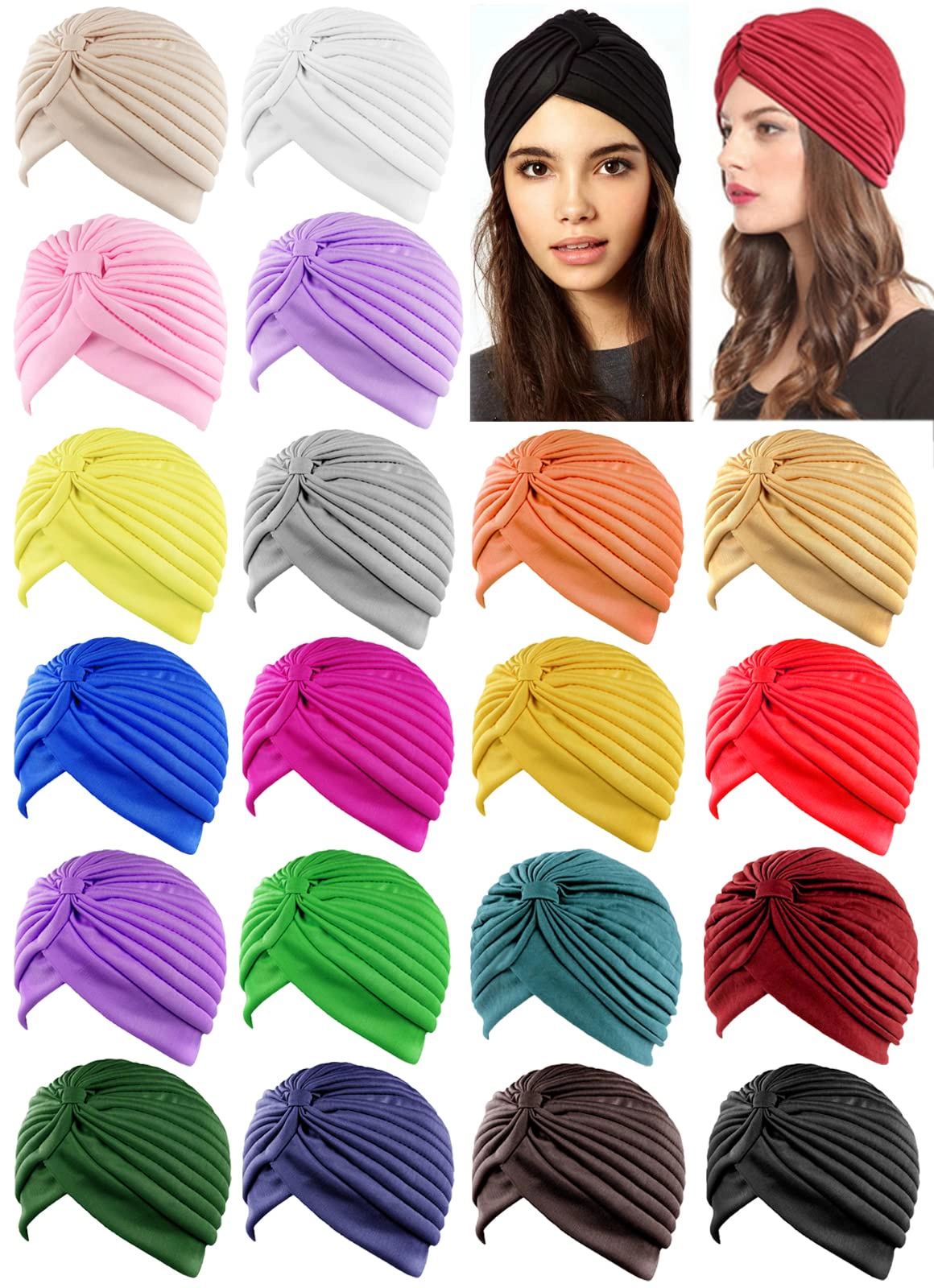 PIGFDK Microfiber Hair Towel Wrap Turban for Women