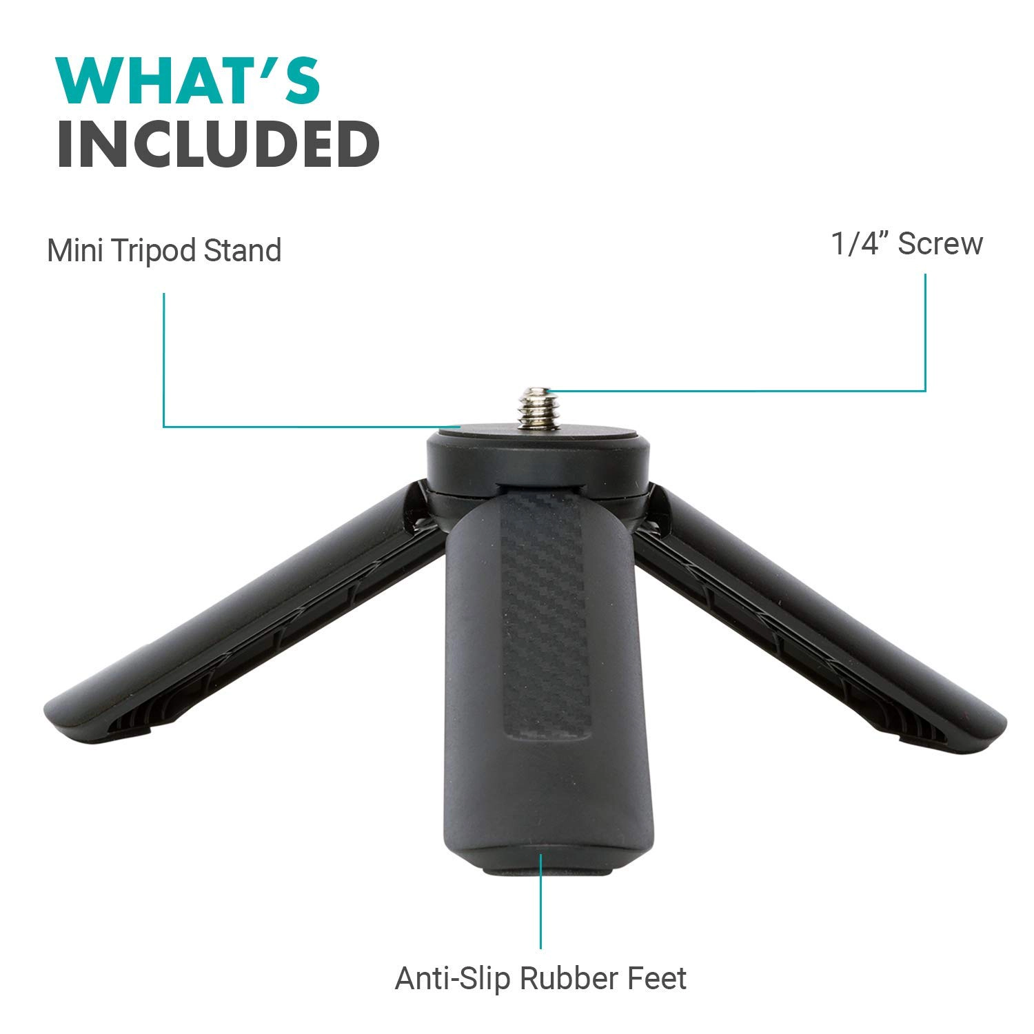 Movo TR-1 Compact Mini Tabletop Tripod/Hand Grip