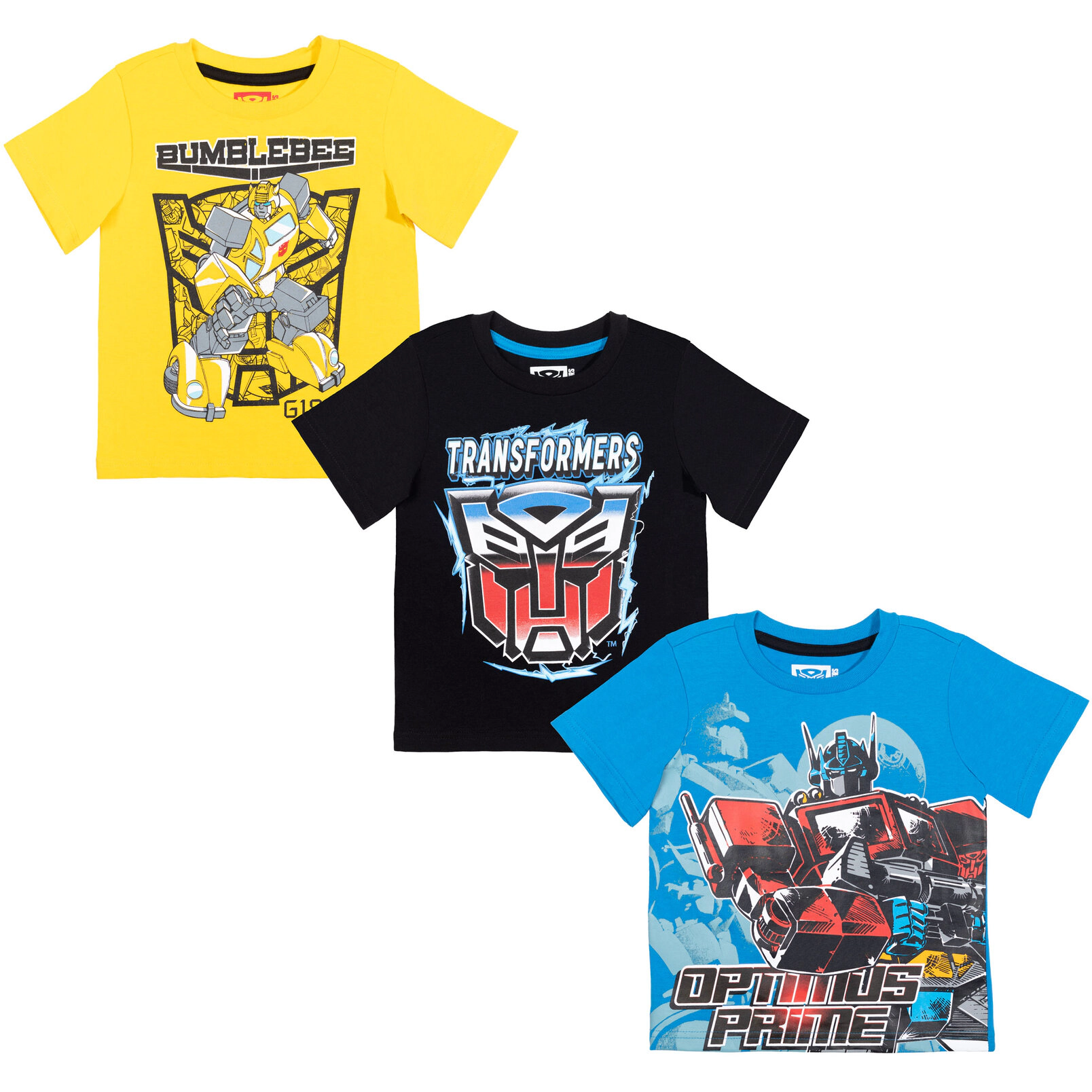 Transformers Boys' 3-Pack T-Shirts