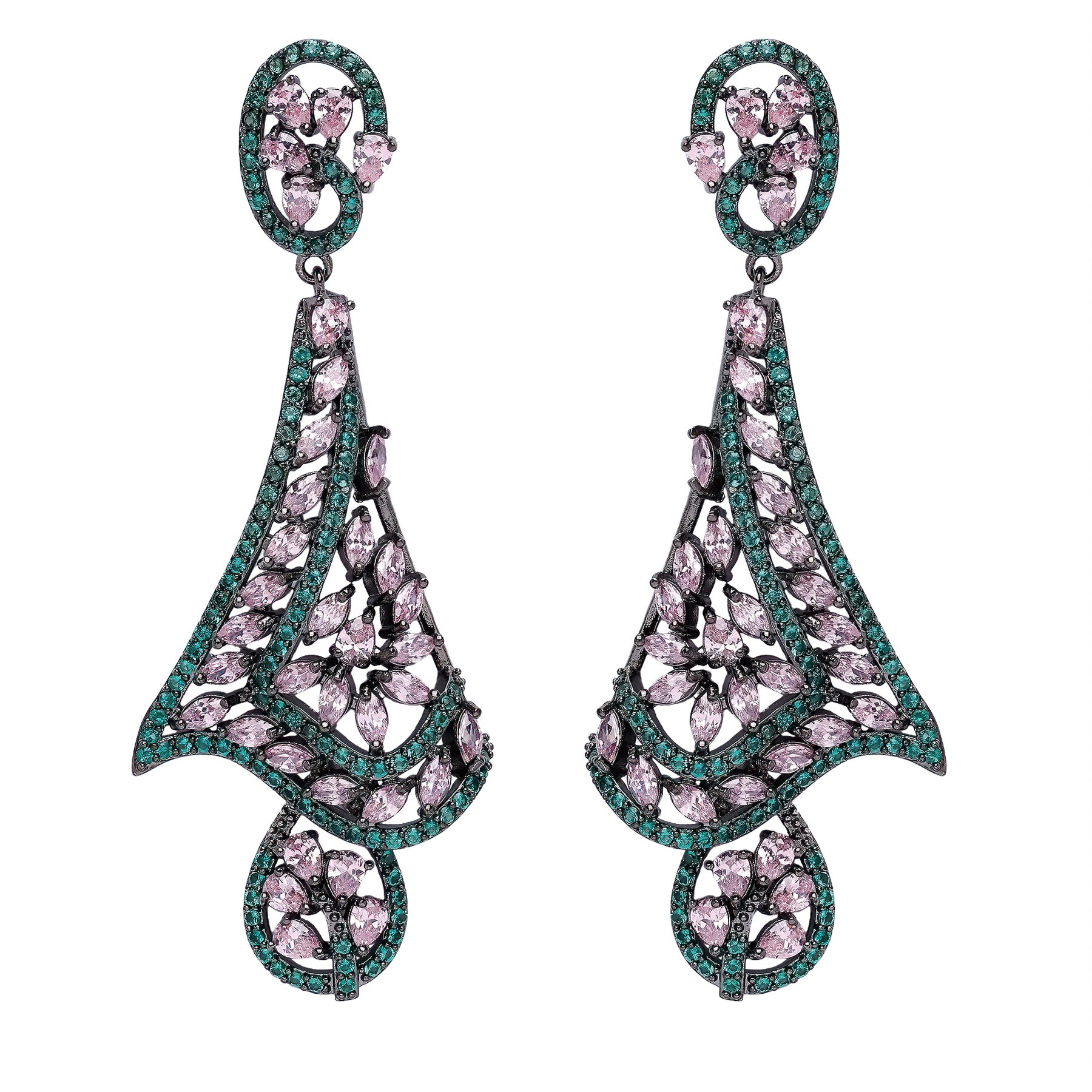 AGP PARIS Womens Diva Vintage Drop Earrings