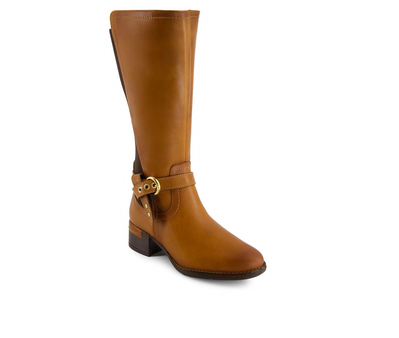 Andrea Womens Real Leather Tall Riding Boots