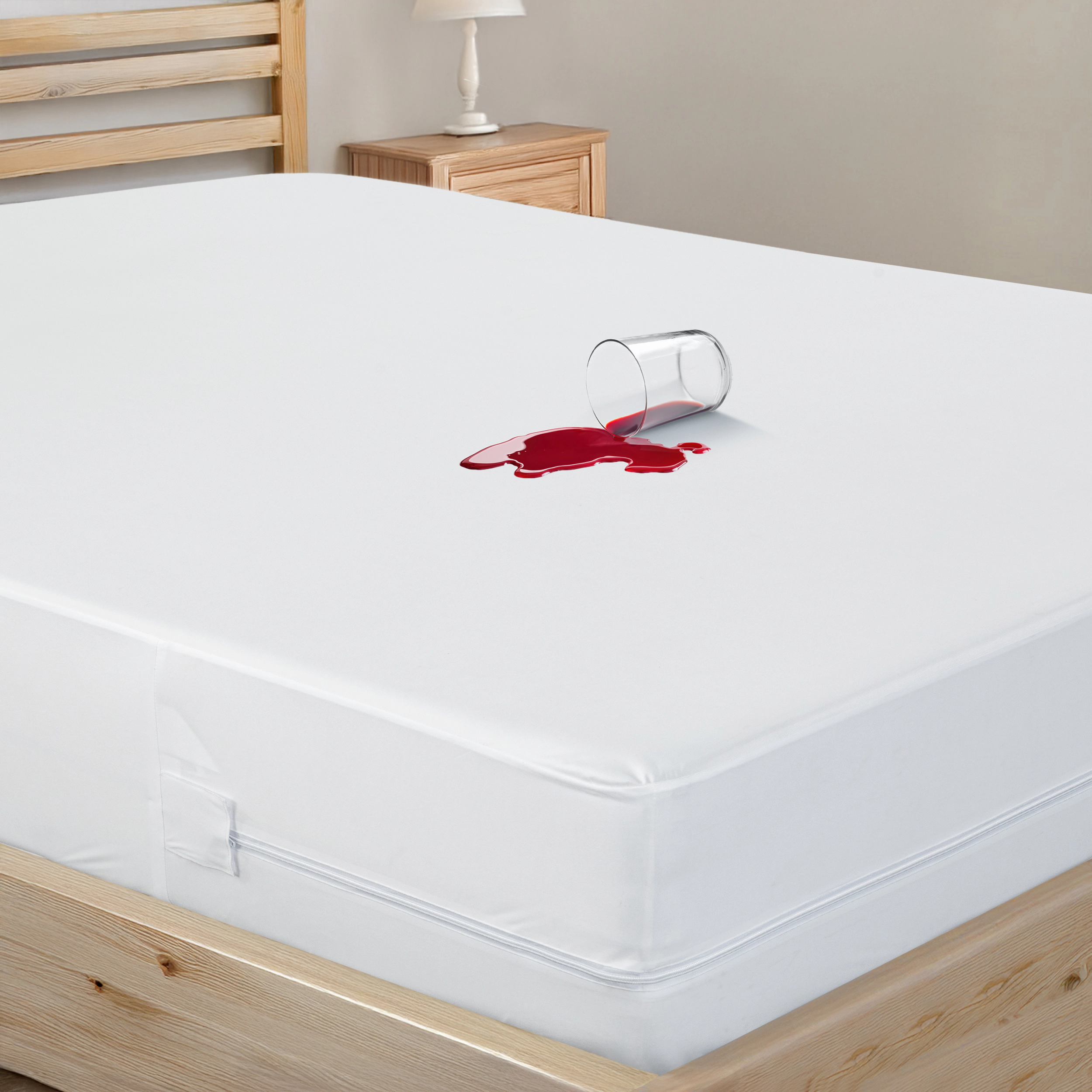 Lux Decor Collection Waterproof Zippered Mattress Encasement Bed Bug Blocker