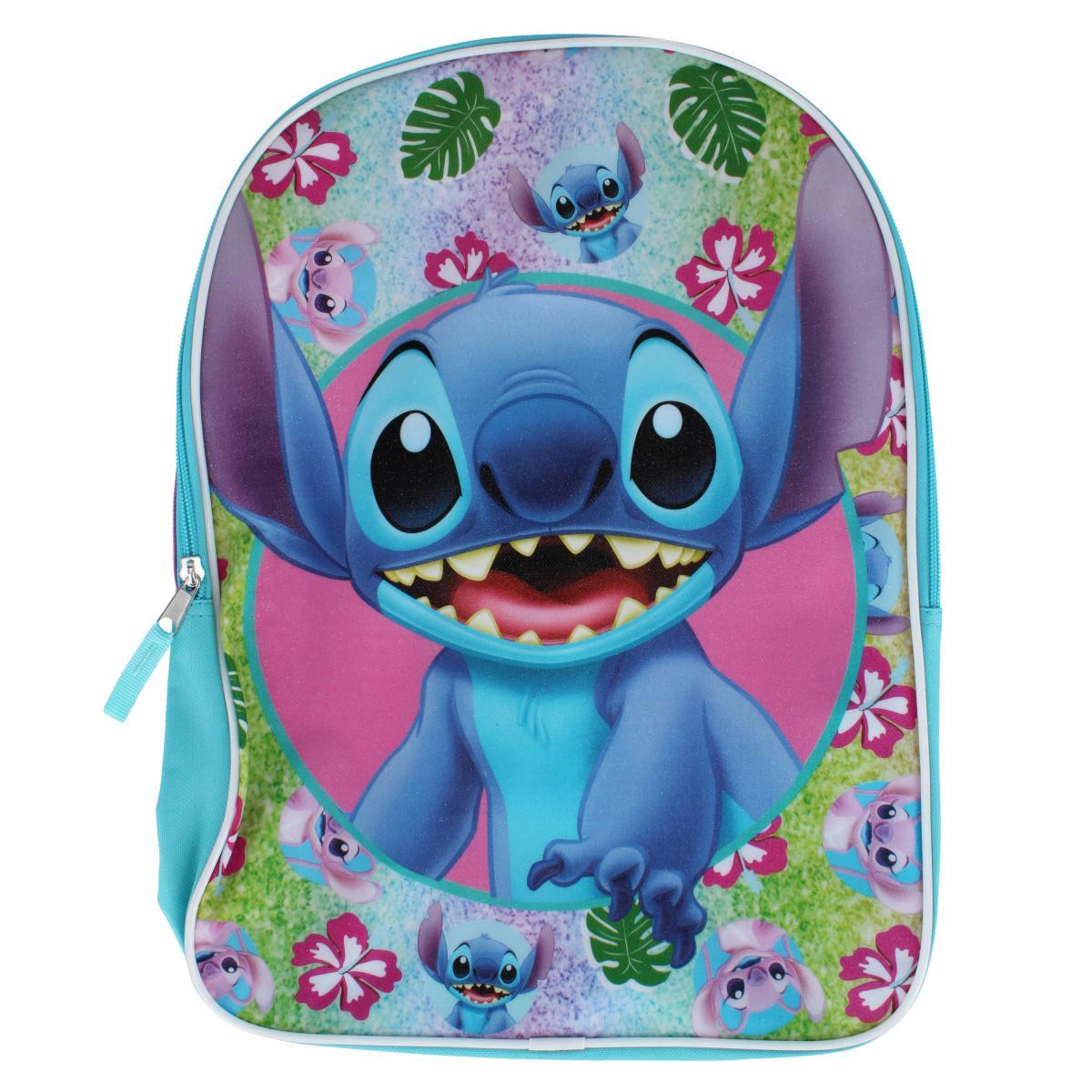 U.P.D., INC Kids Lilo & Stitch Tropical 15 Inch Backpack